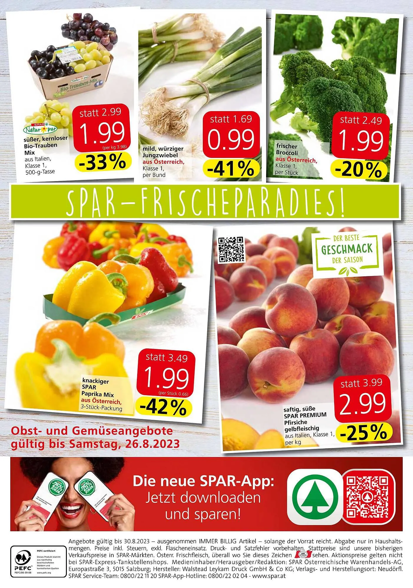 Spar Flugblatt von 24. August bis 30. August 2023 - Flugblätt seite 12