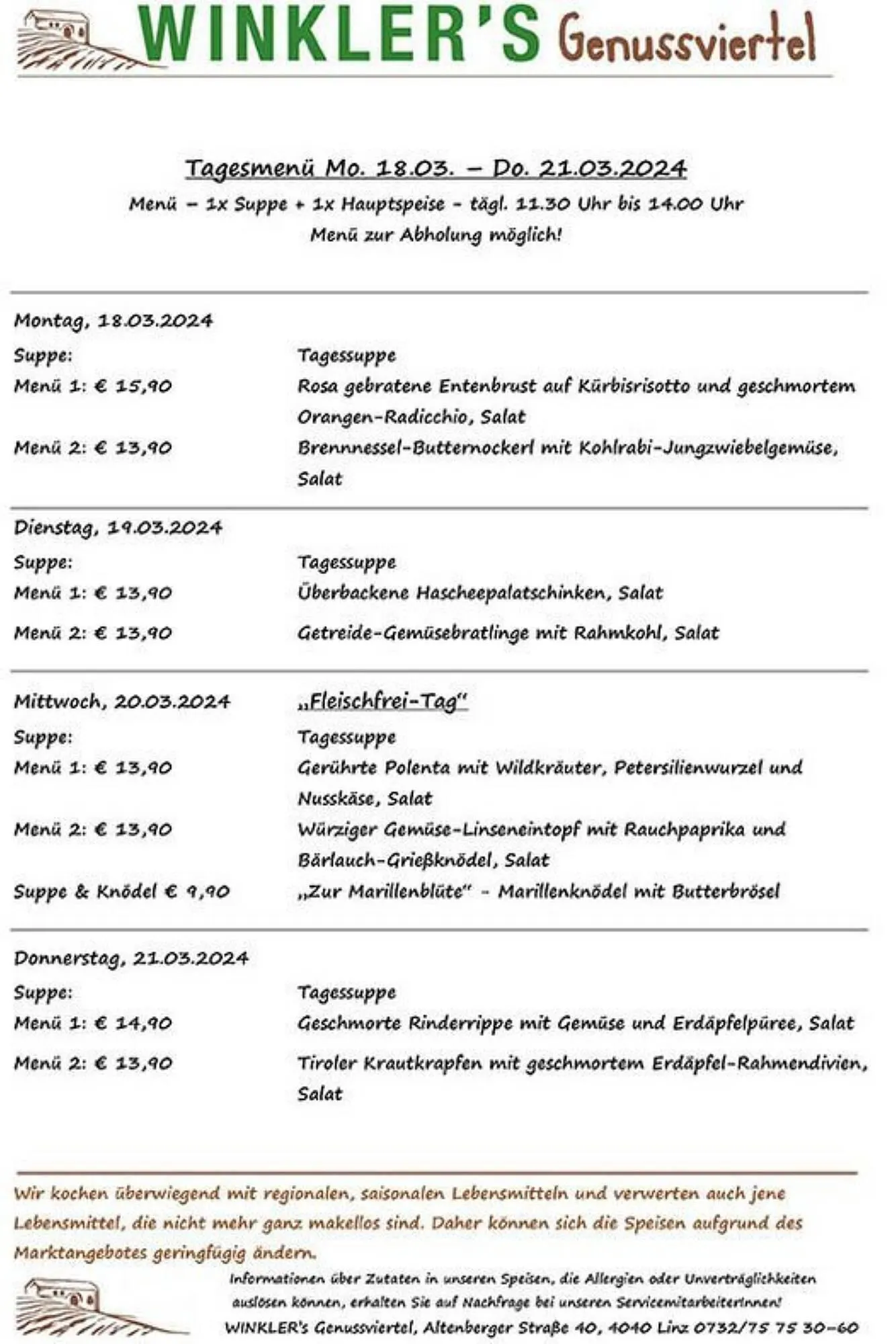 Winkler Markt Flugblatt von 18. März bis 21. März 2024 - Flugblätt seite  