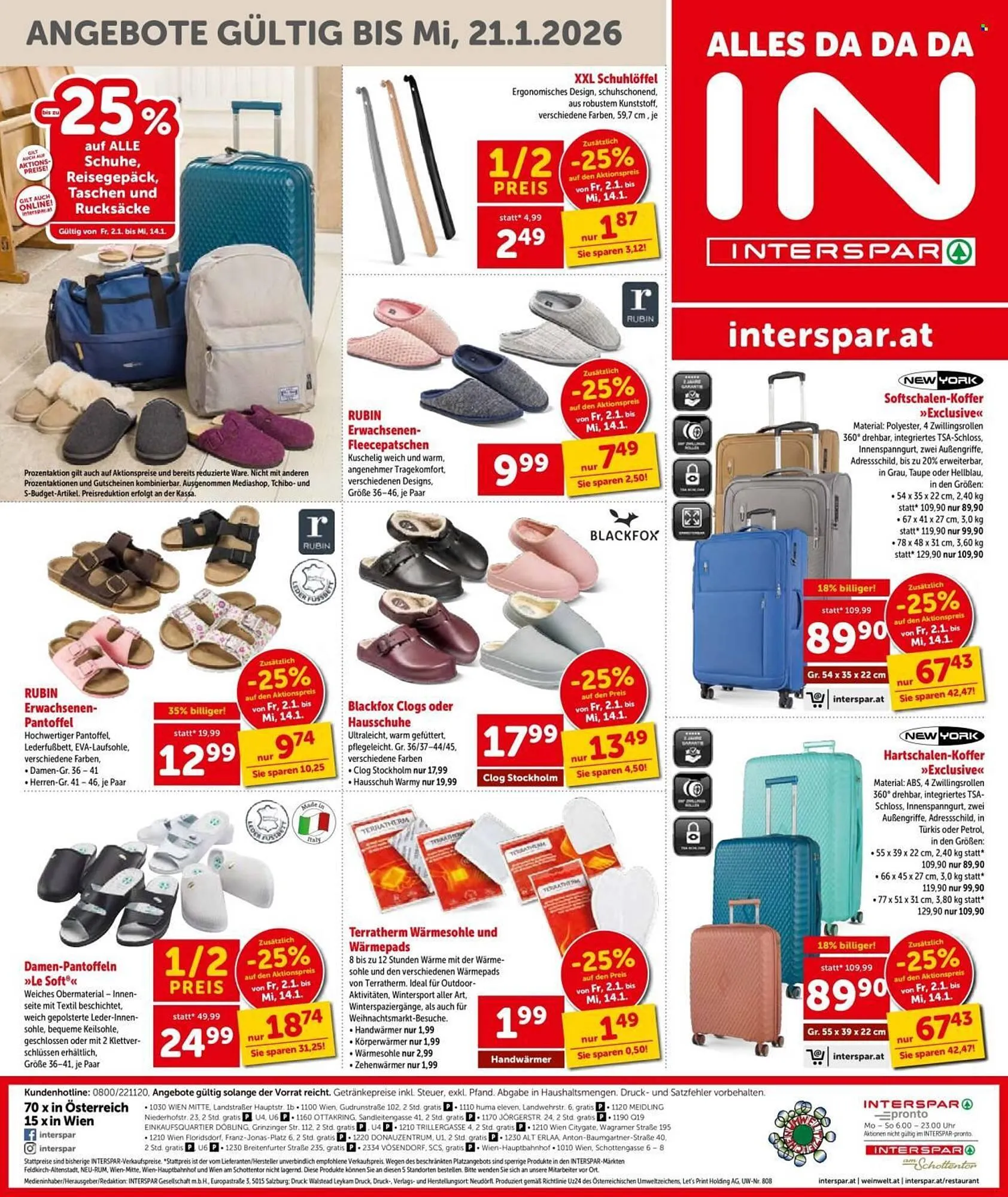 Interspar Flugblatt von 2. Jänner bis 14. Jänner 2026 - Flugblätt seite  24