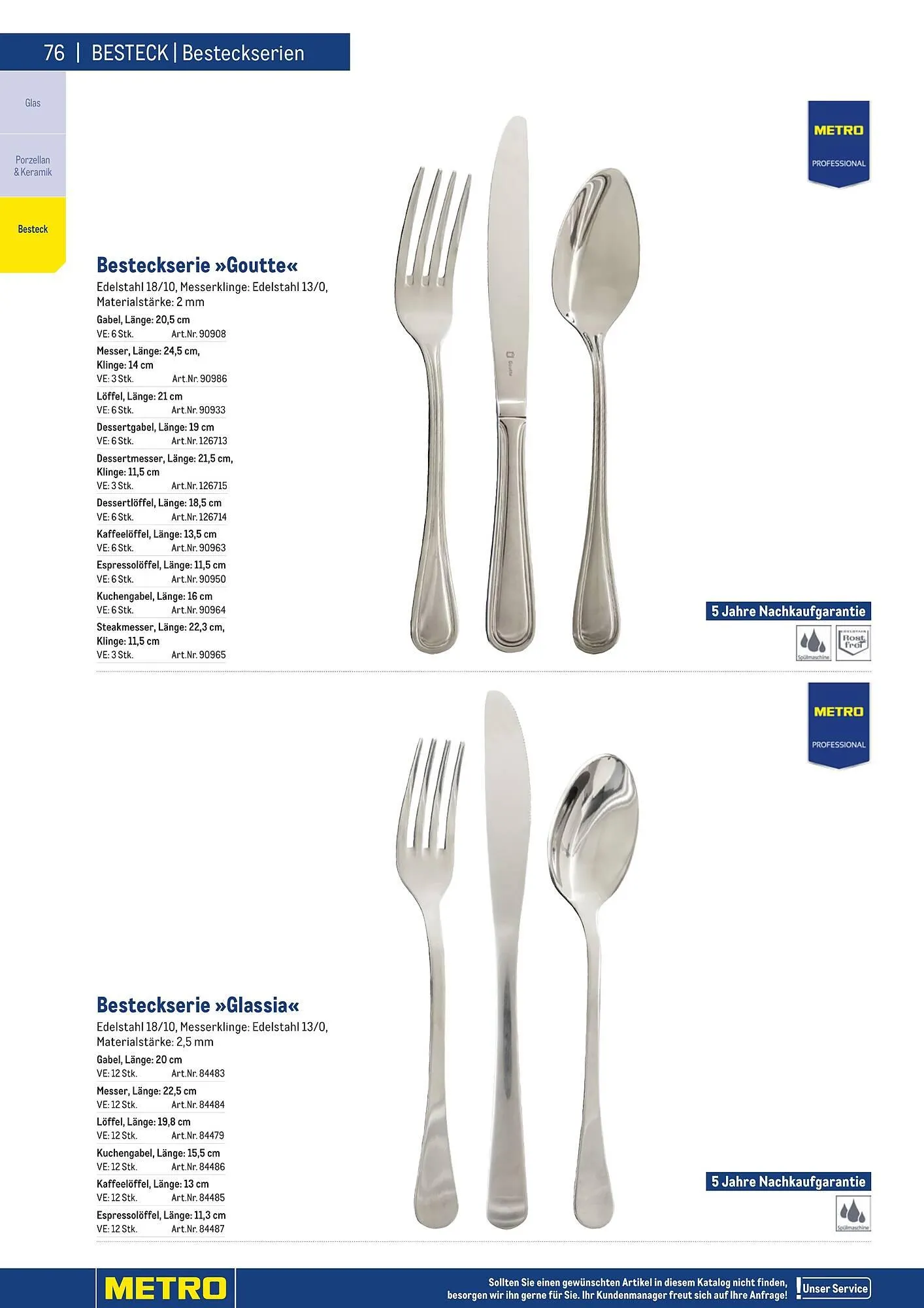 Metro Flugblatt von 25. März bis 31. Dezember 2026 - Flugblätt seite  76