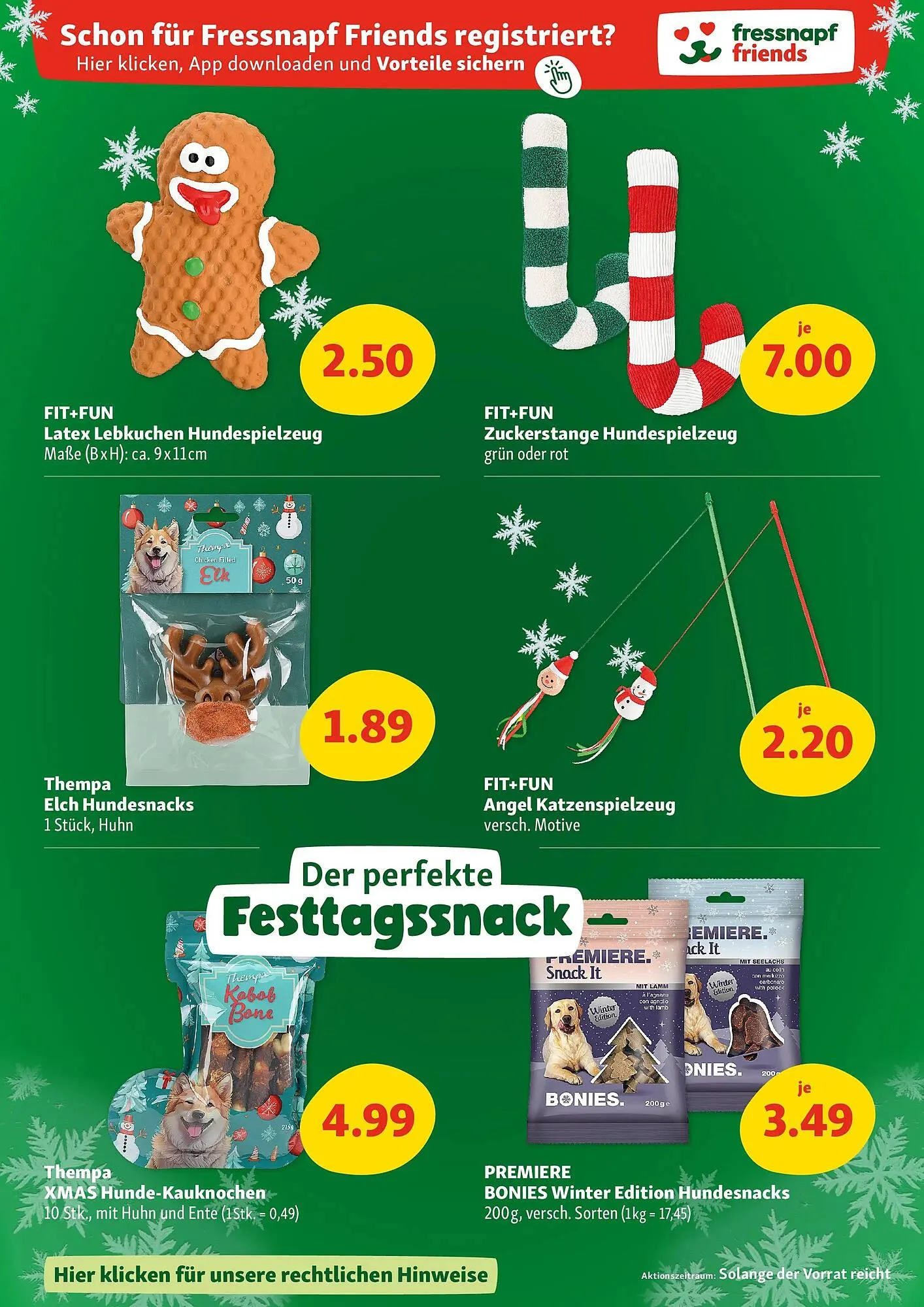 Fressnapf Flugblatt von 17. Dezember bis 20. Dezember 2025 - Flugblätt seite 3