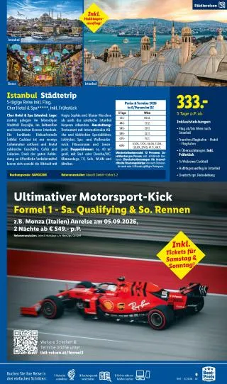 Lidl Reisen von 28. Februar bis 31. März 2026 - Flugblätt seite 9