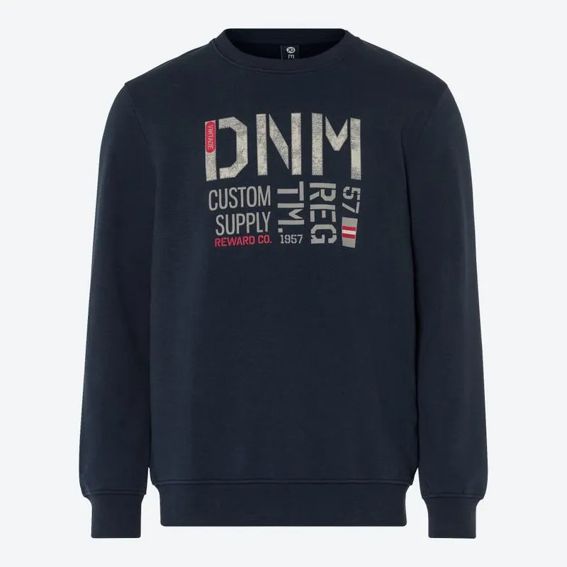 Herren-Sweatshirt mit Rundhalsausschnitt