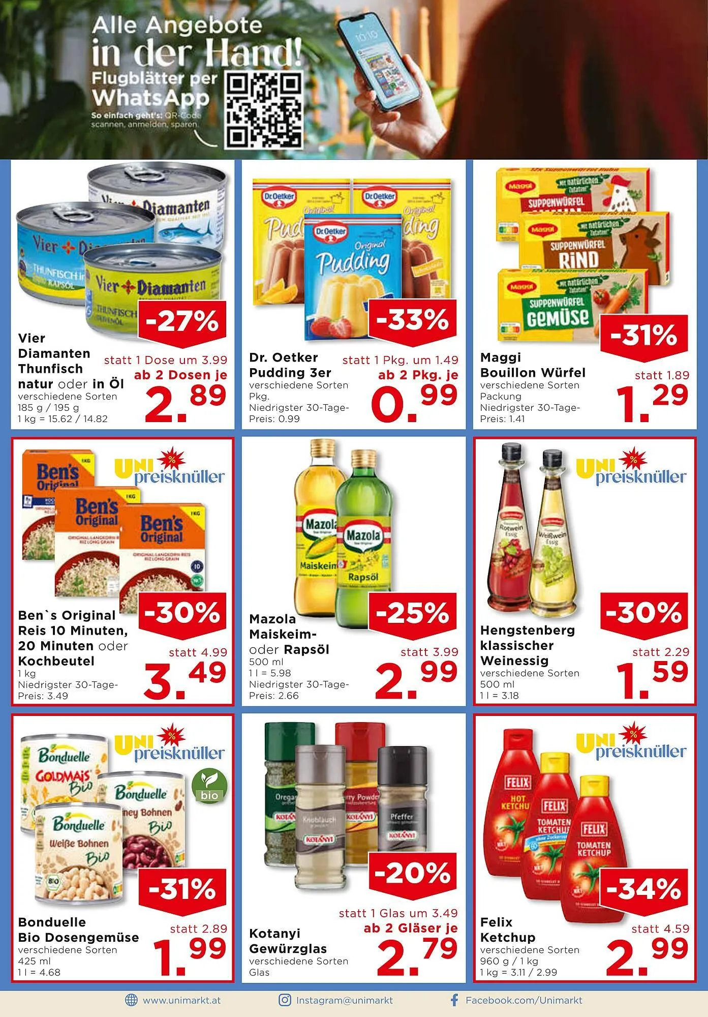Unimarkt Flugblatt von 30. Dezember bis 5. Jänner 2026 - Flugblätt seite 8