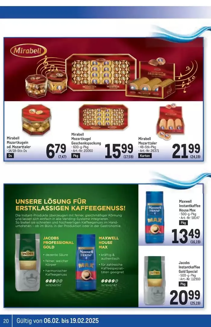 Sonderangebote für Sie von 6. Februar bis 19. Februar 2025 - Flugblätt seite  20