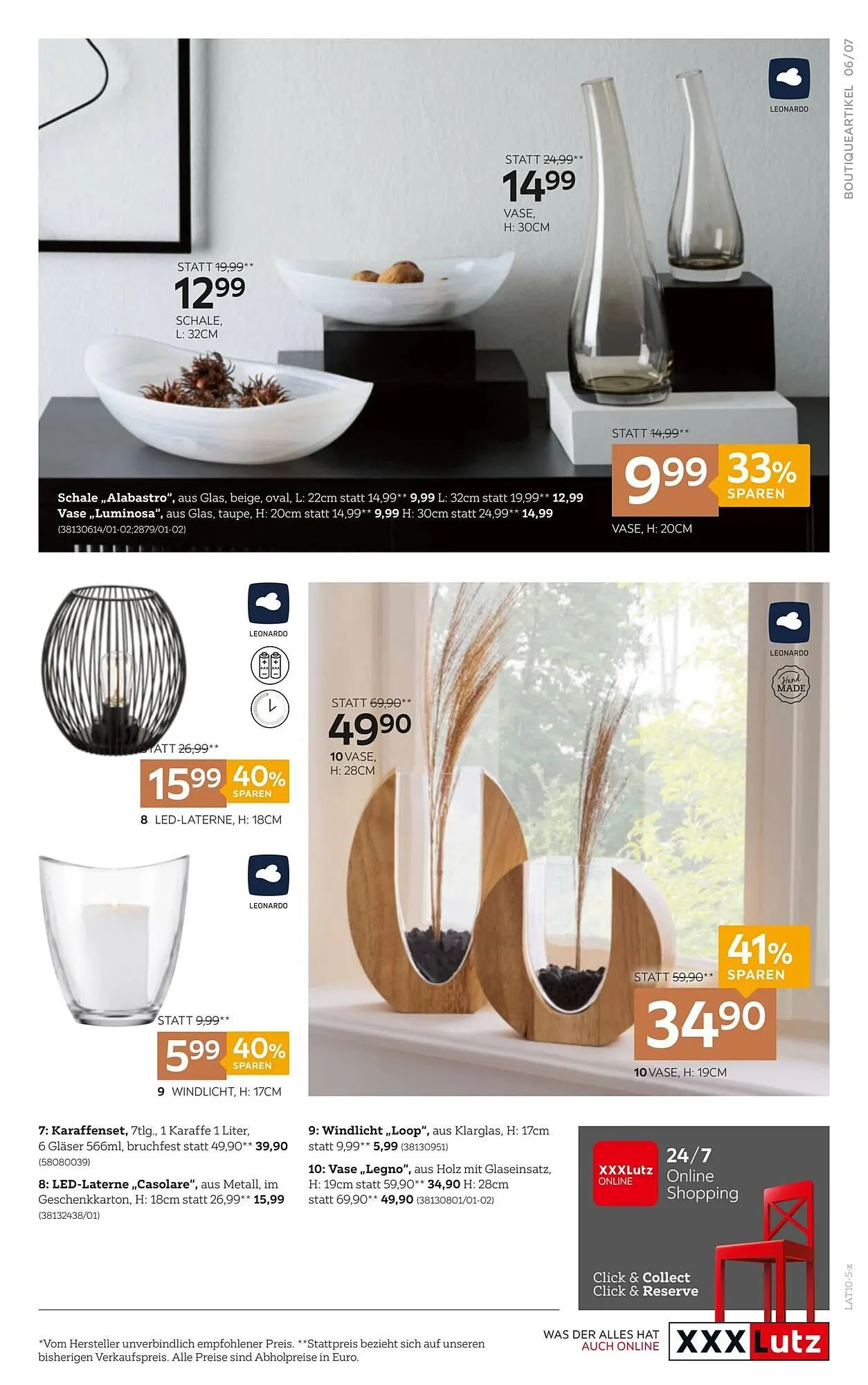 XXXLutz Prospekt von 7. Oktober bis 2. Dezember 2025 - Flugblätt seite 7