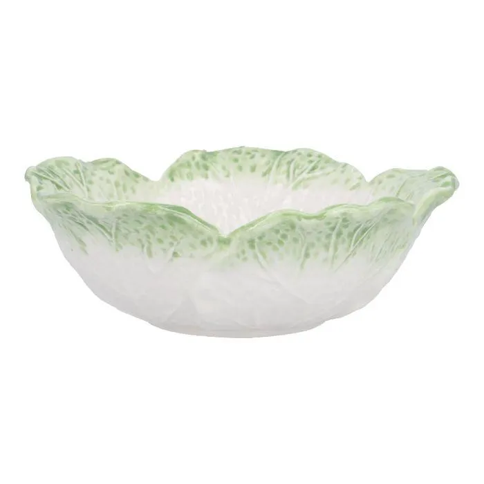 Schale Kohl, grün/weiß, 18 cm