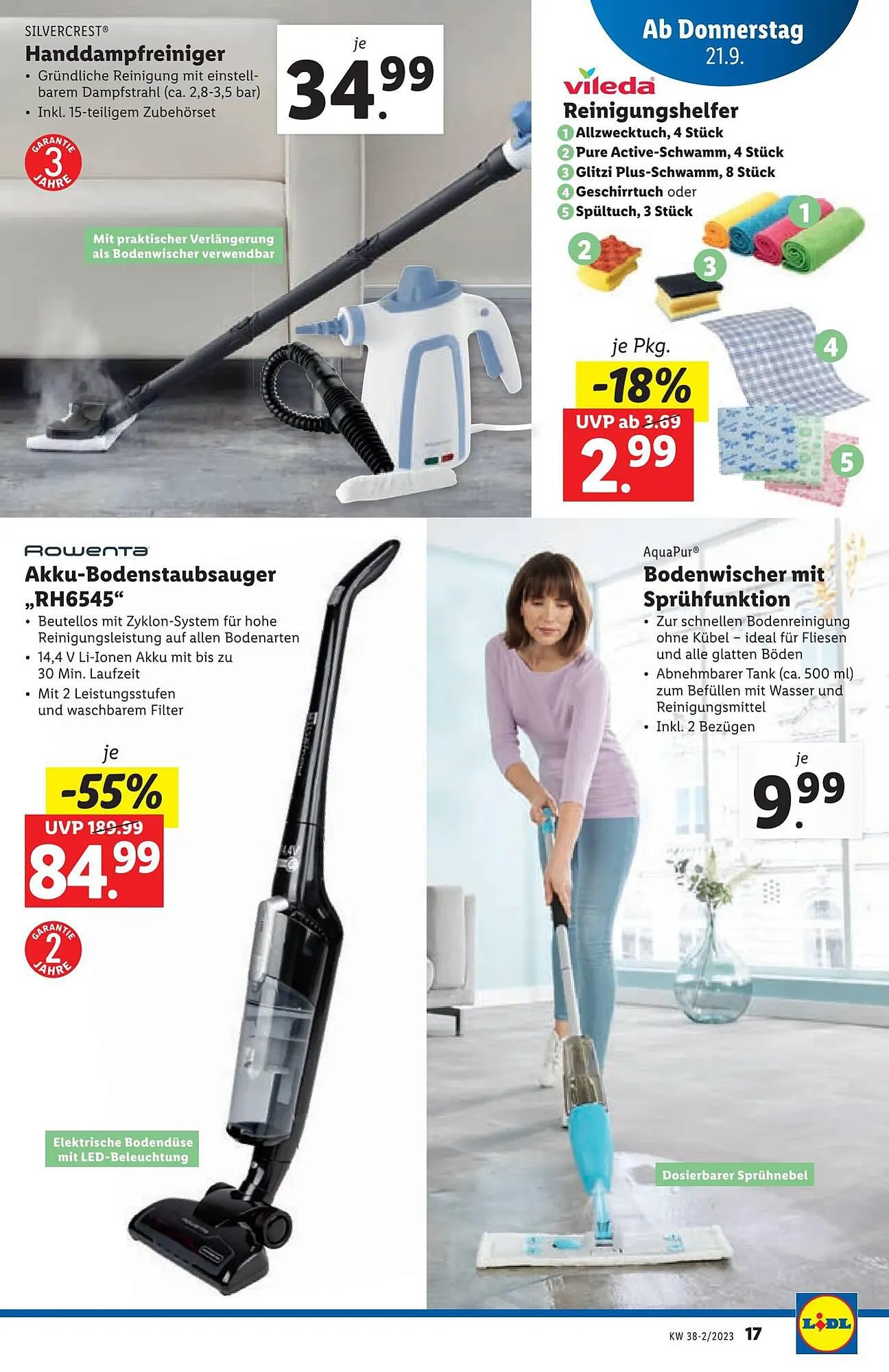 Lidl Flugblatt von 21. September bis 27. September 2023 - Flugblätt seite  17