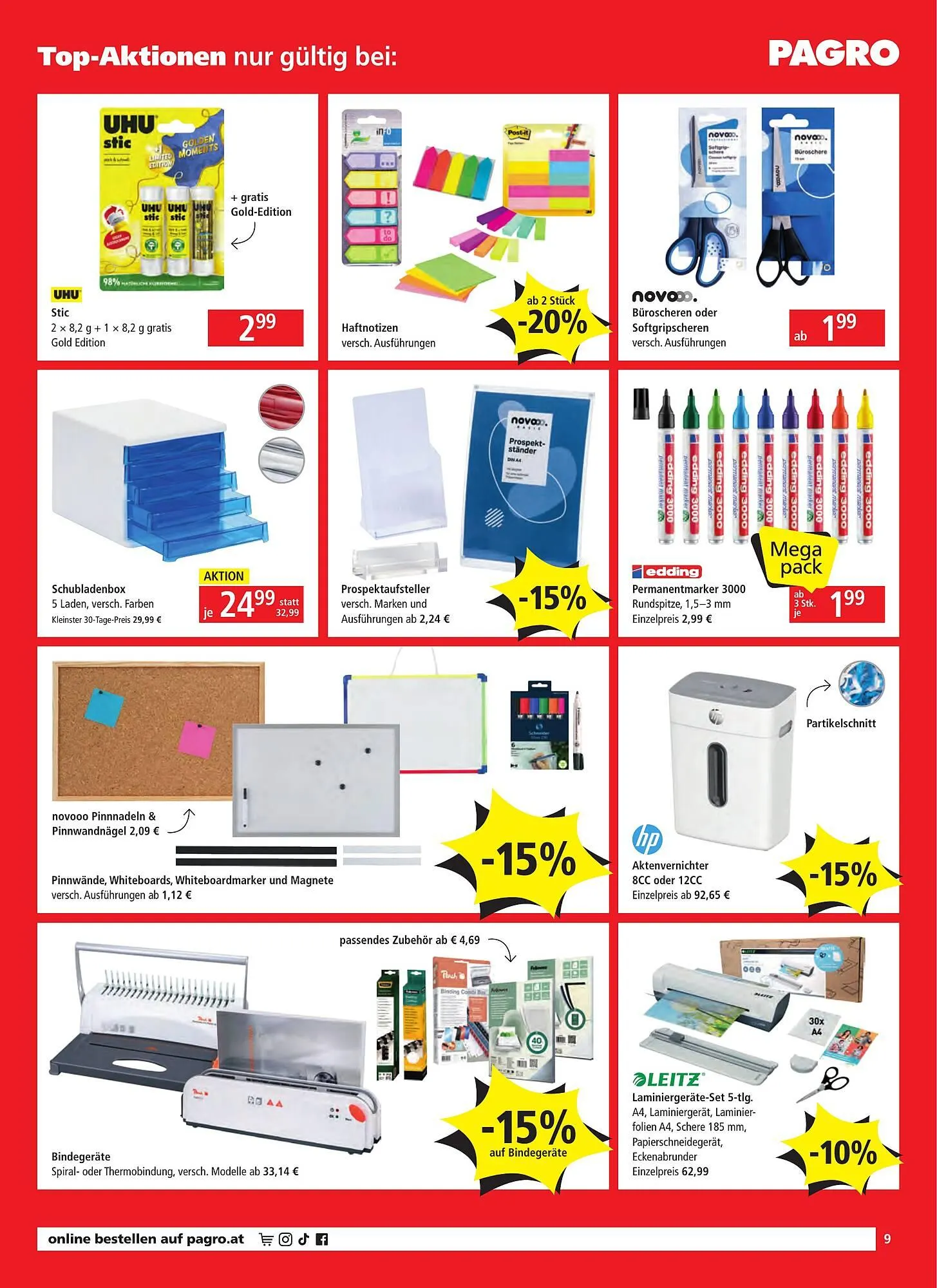 Pagro Diskont Flugblatt von 8. Jänner bis 14. Jänner 2026 - Flugblätt seite  9
