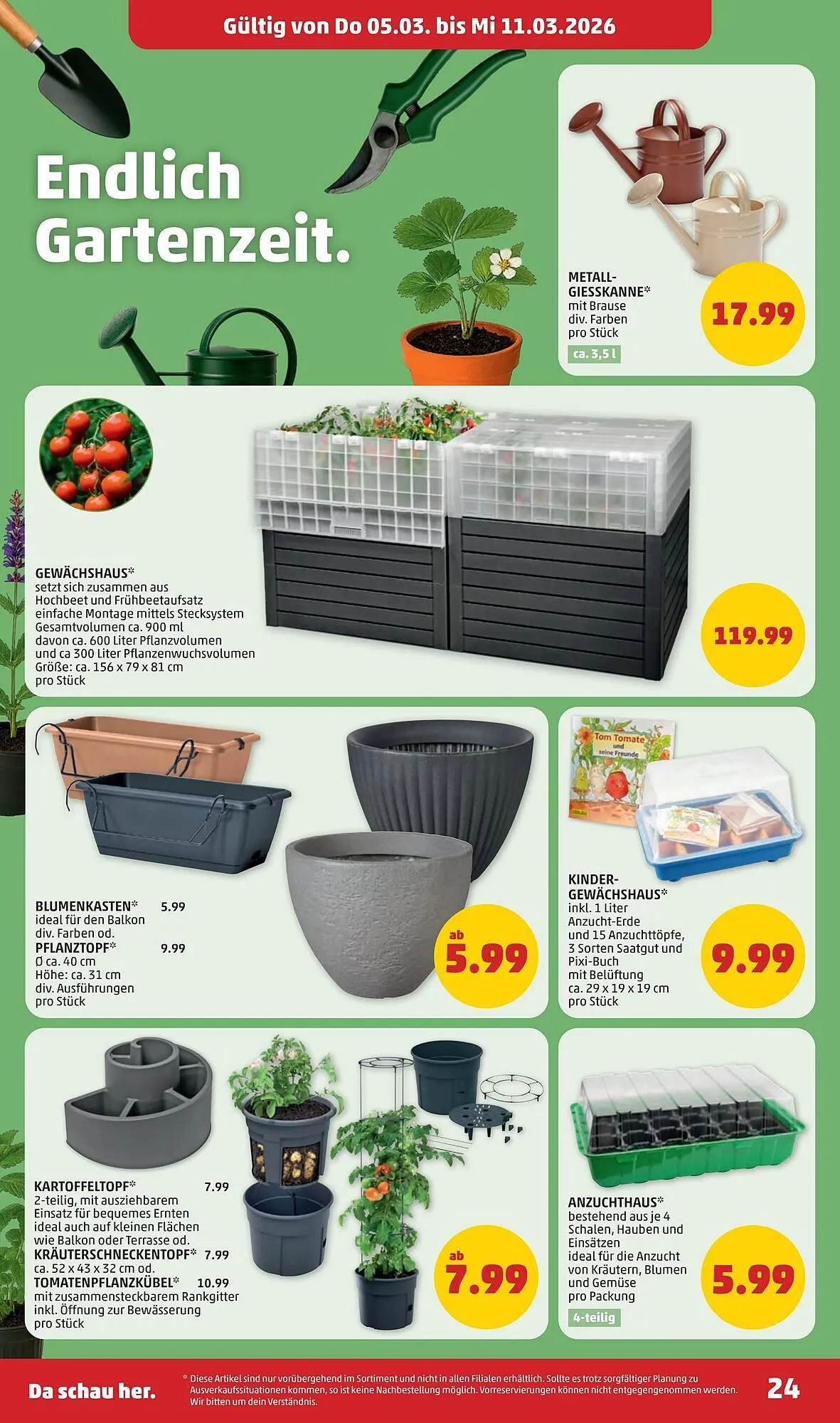 PENNY Flugblatt von 5. März bis 11. März 2026 - Flugblätt seite  24