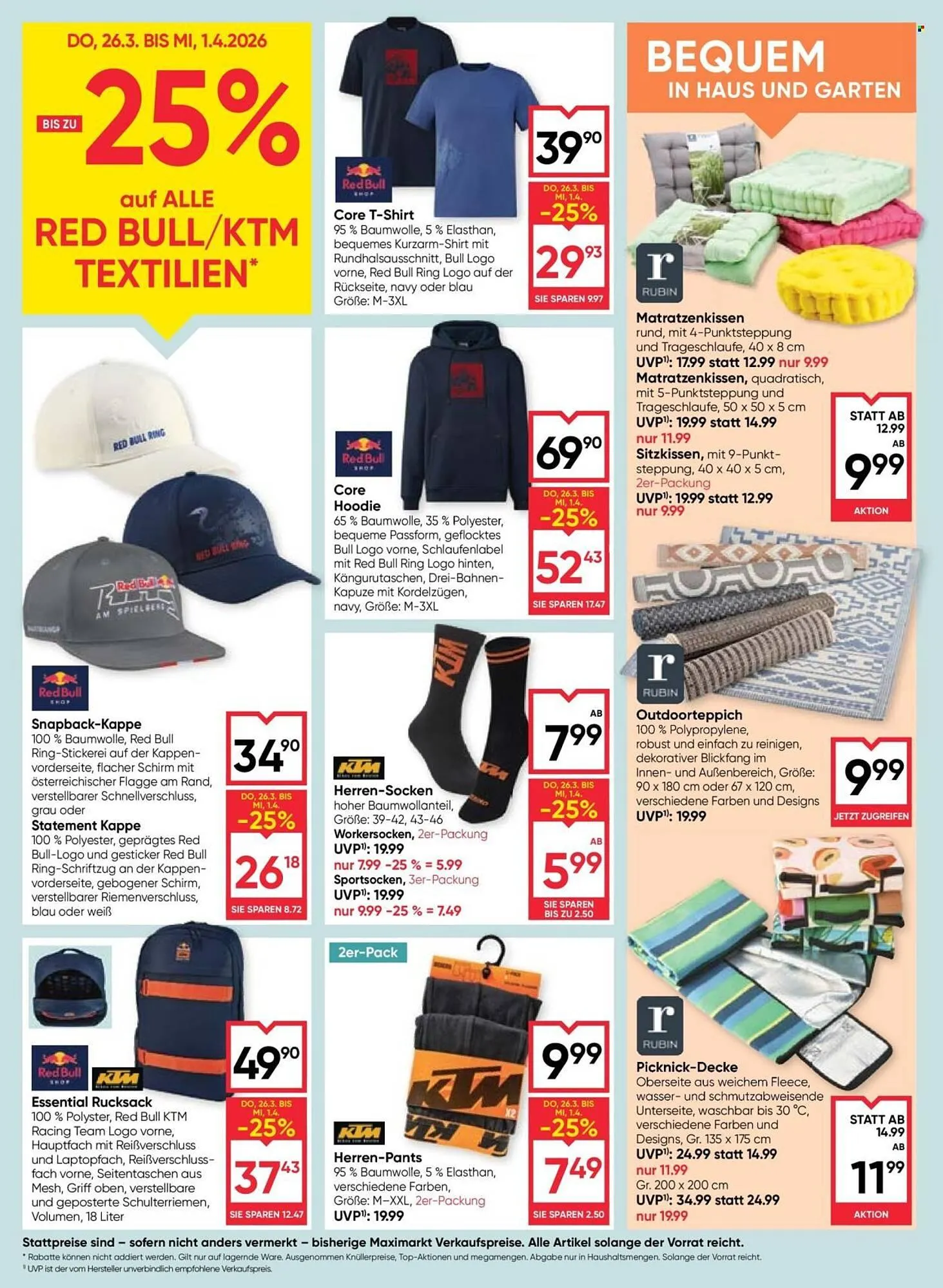 Maximarkt Flugblatt von 26. März bis 1. April 2026 - Flugblätt seite  20