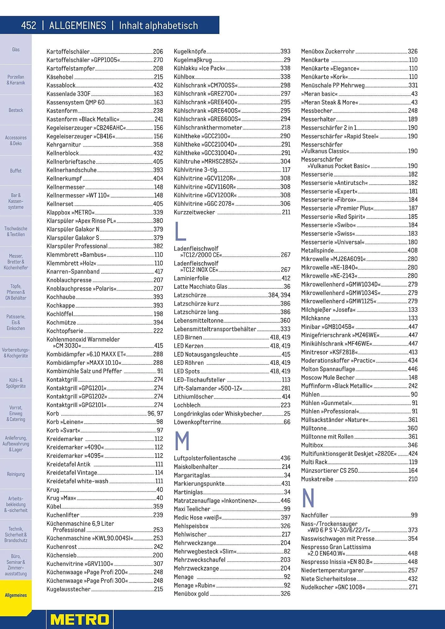 Metro Flugblatt von 25. März bis 31. Dezember 2026 - Flugblätt seite  452