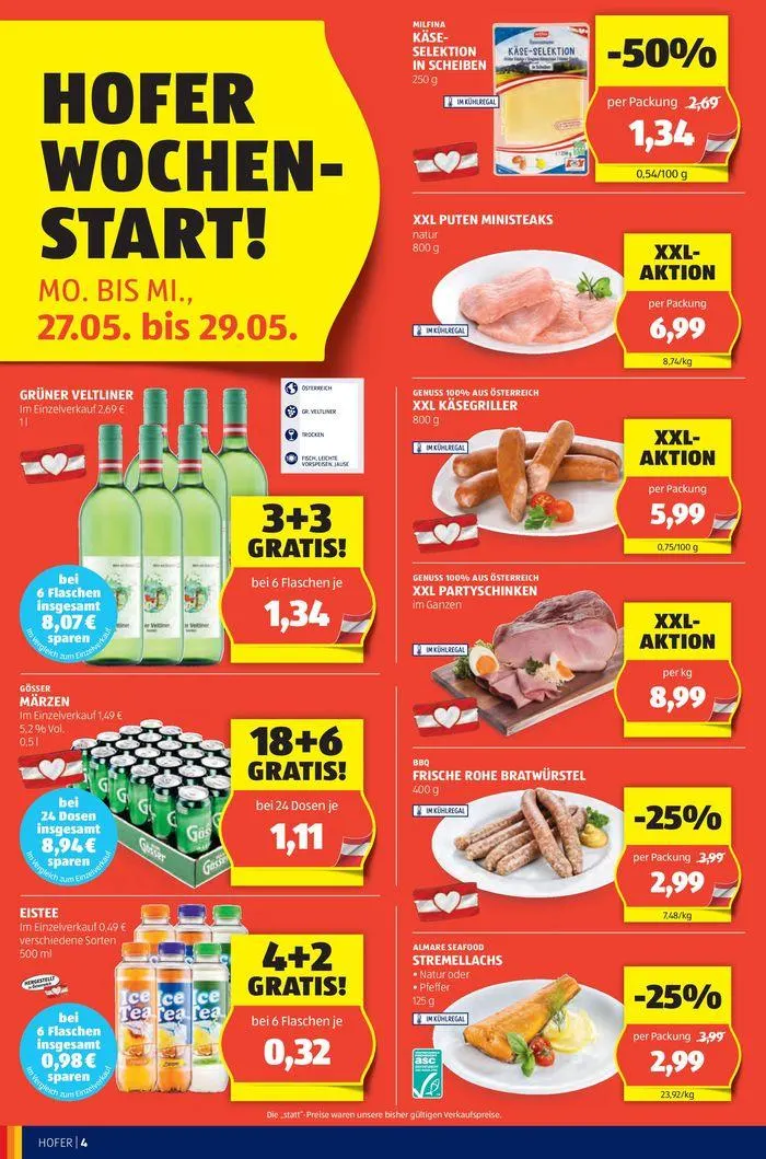 Blättern Sie online im HOFER Flugblatt von 22. Mai bis 5. Juni 2024 - Flugblätt seite 6