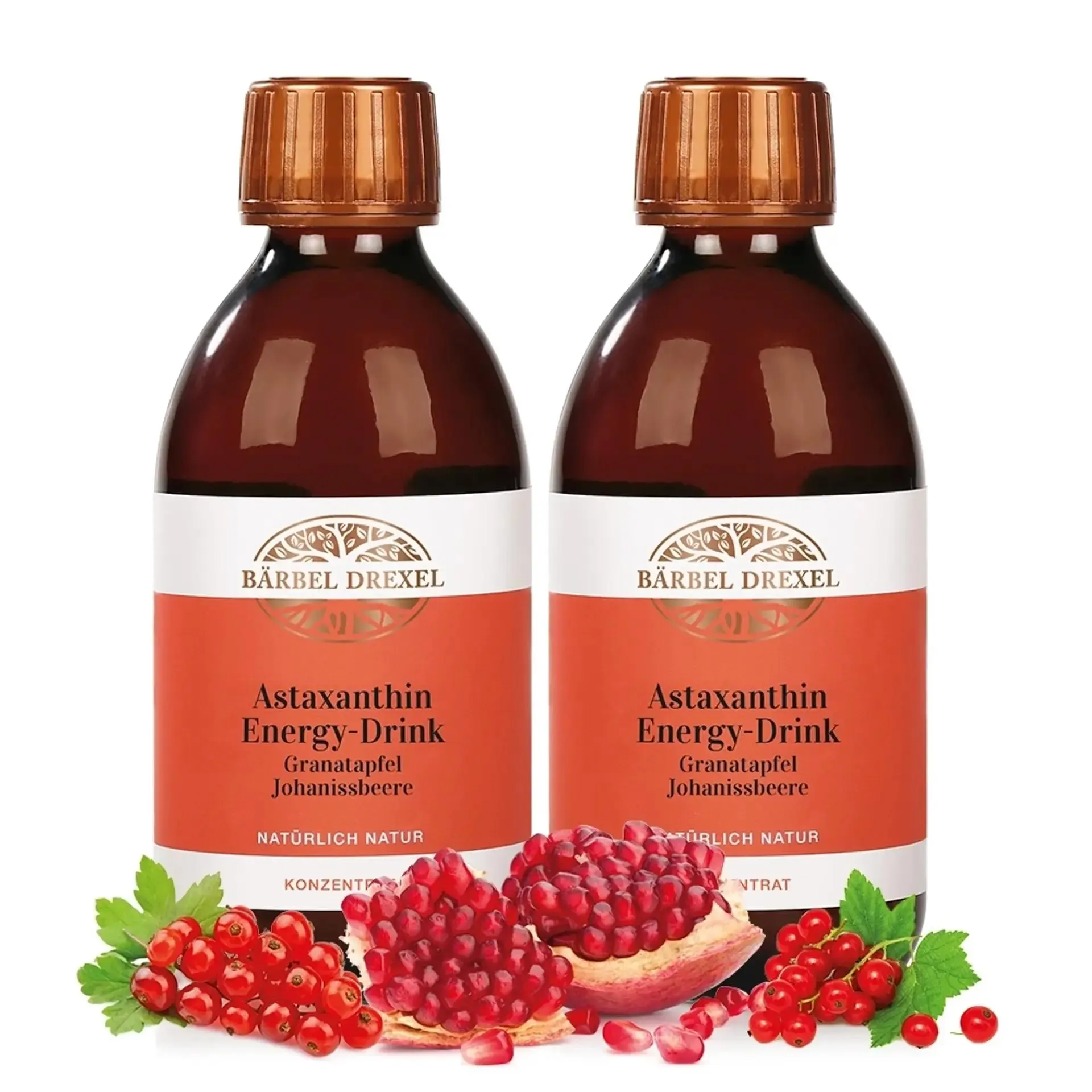Astaxanthin Energy-Drink Konzentrat Granatapfel-Johannisbeere