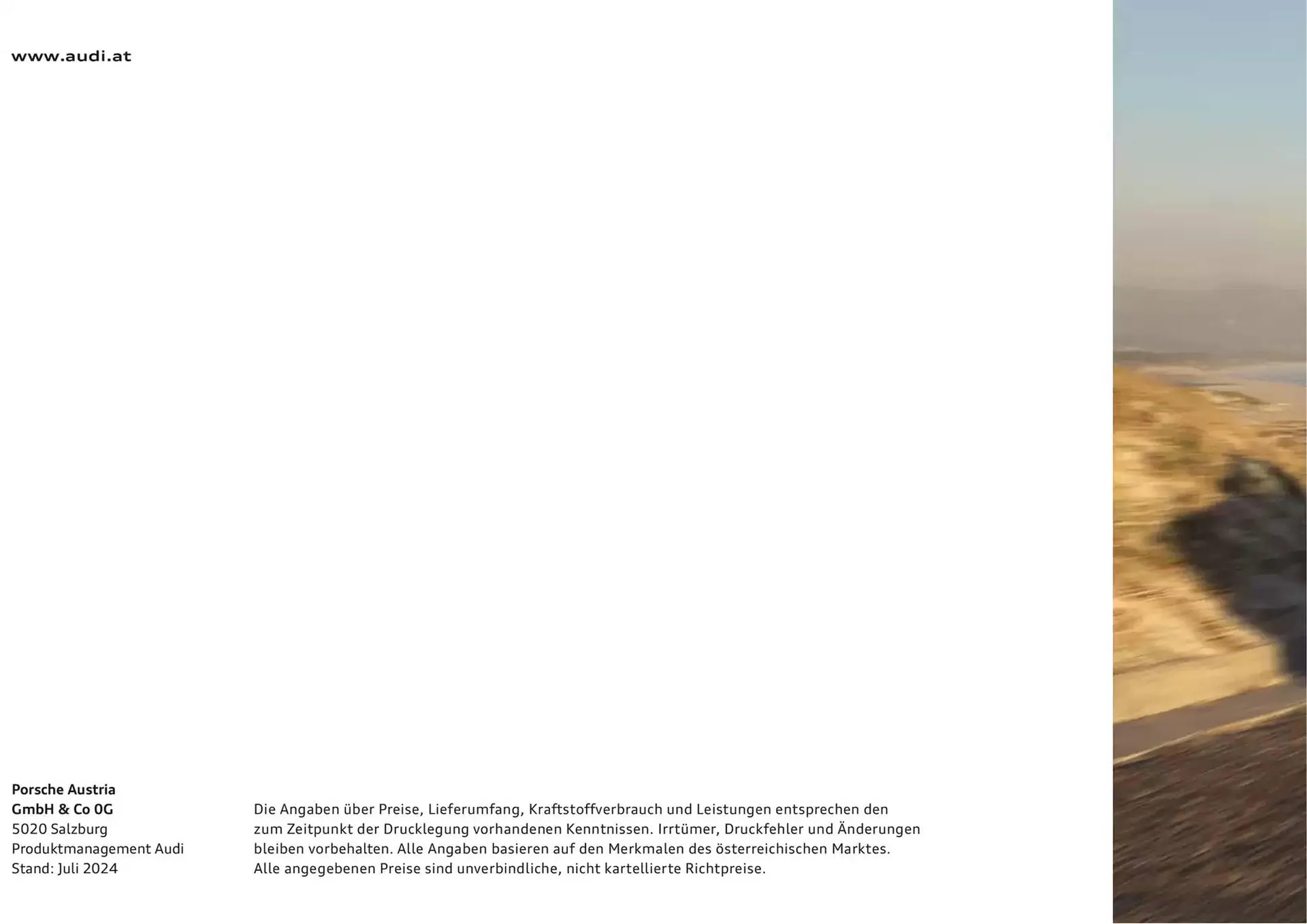 Audi Flugblatt von 20. November bis 20. November 2025 - Flugblätt seite 98