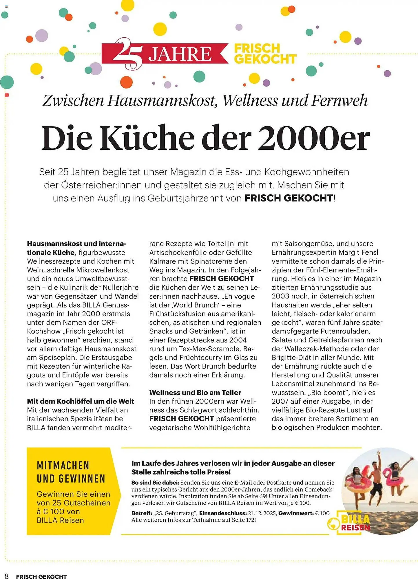 Billa Flugblatt von 1. Dezember bis 31. Dezember 2025 - Flugblätt seite  8