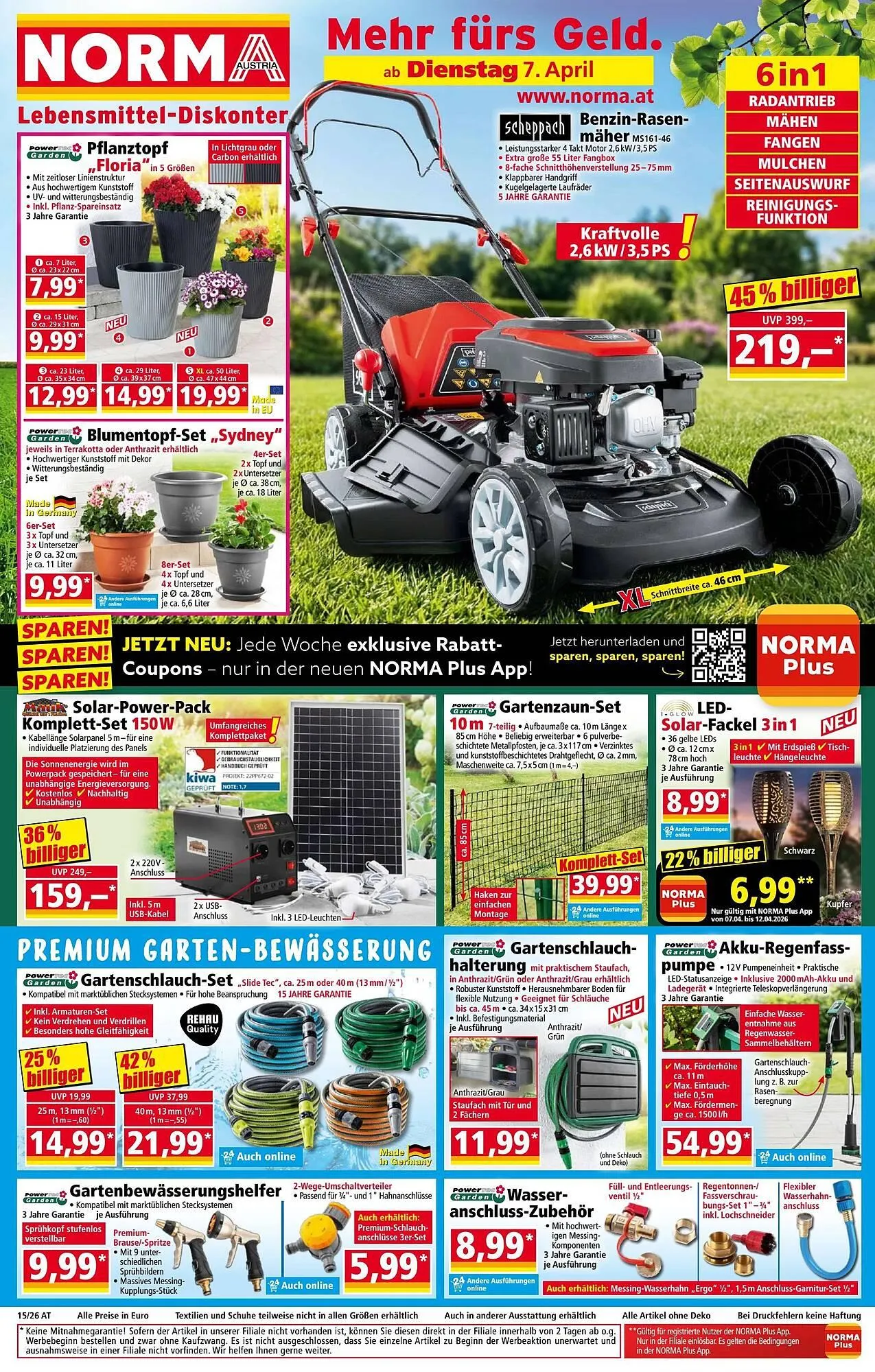 Norma Prospekt von 7. April bis 12. April 2026 - Flugblätt seite  1