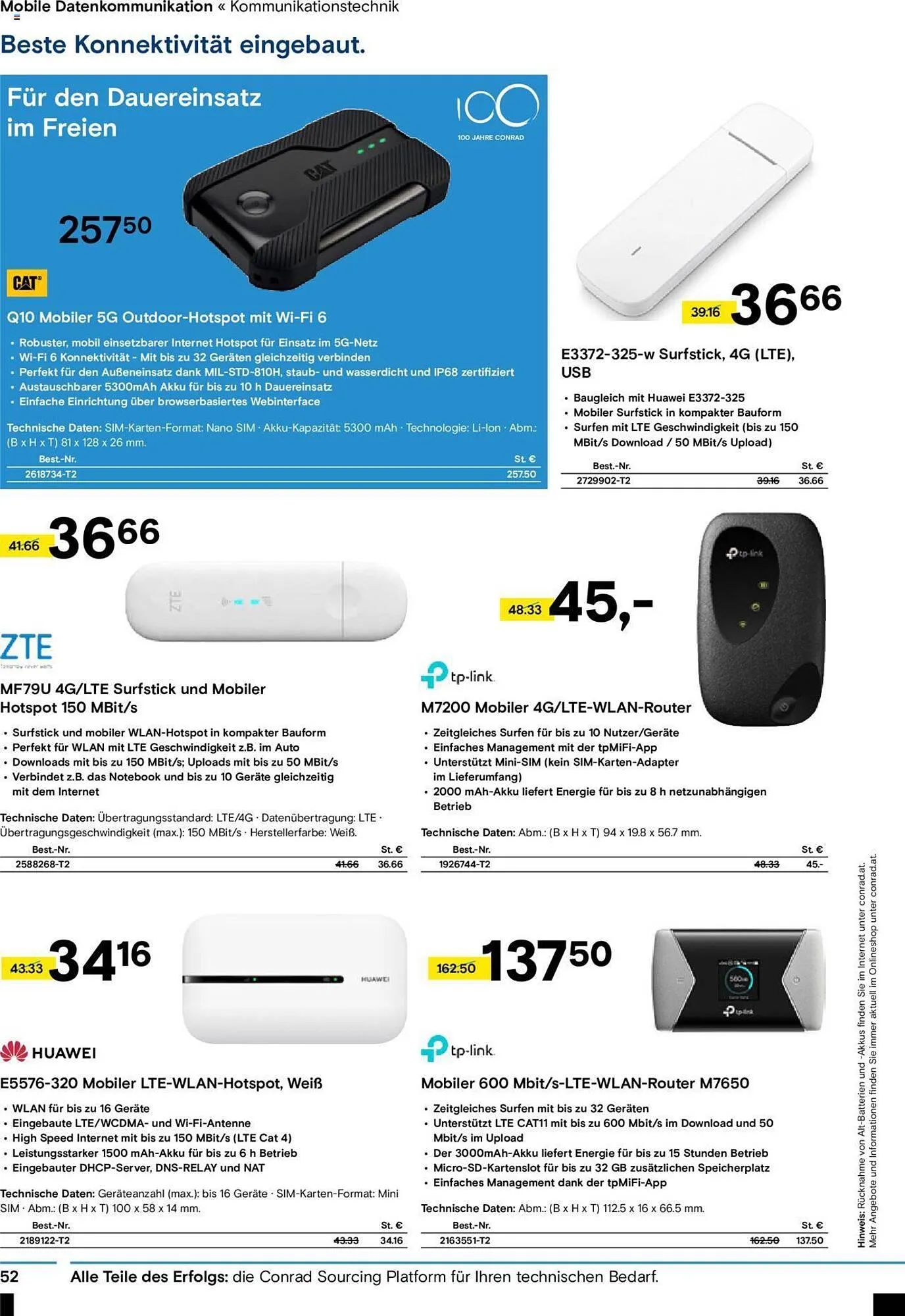 Conrad Flugblatt von 4. September bis 22. Oktober 2023 - Flugblätt seite 54