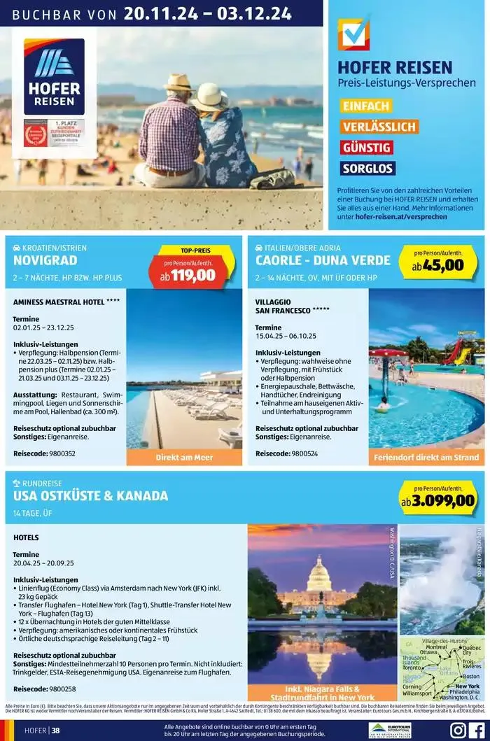 Blättern Sie online im HOFER Flugblatt von 20. November bis 4. Dezember 2024 - Flugblätt seite 42