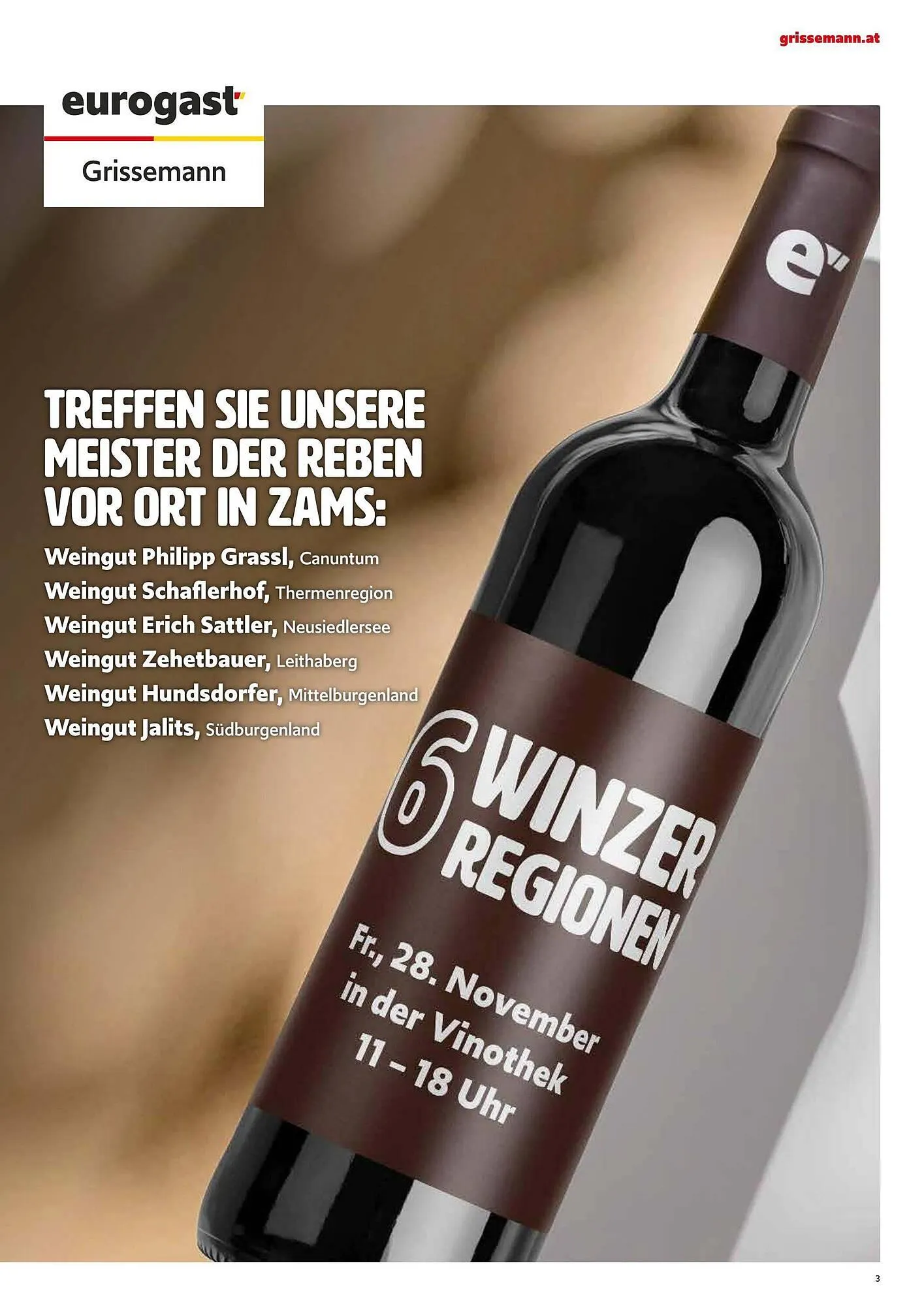 Eurogast Grissemann Flugblatt von 17. November bis 29. November 2025 - Flugblätt seite 3