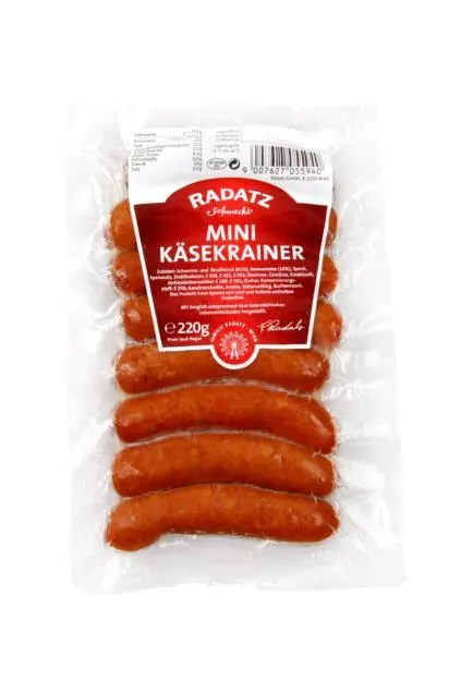 Käsekrainer Mini egalisiert
