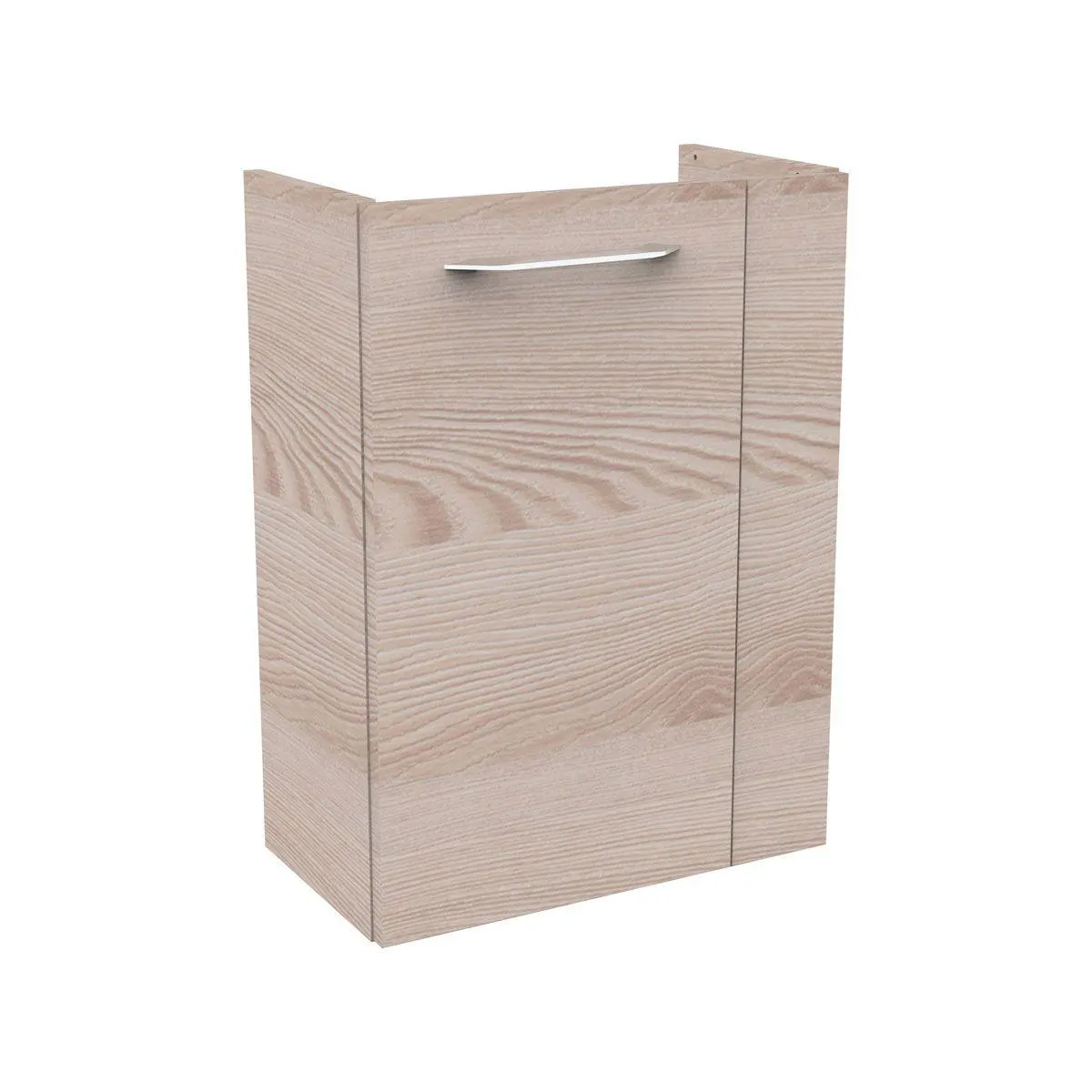 Fackelmann Gäste-WC Waschtischunterschrank links SBC 440 x 600 x 243 mm Alaska-Esche