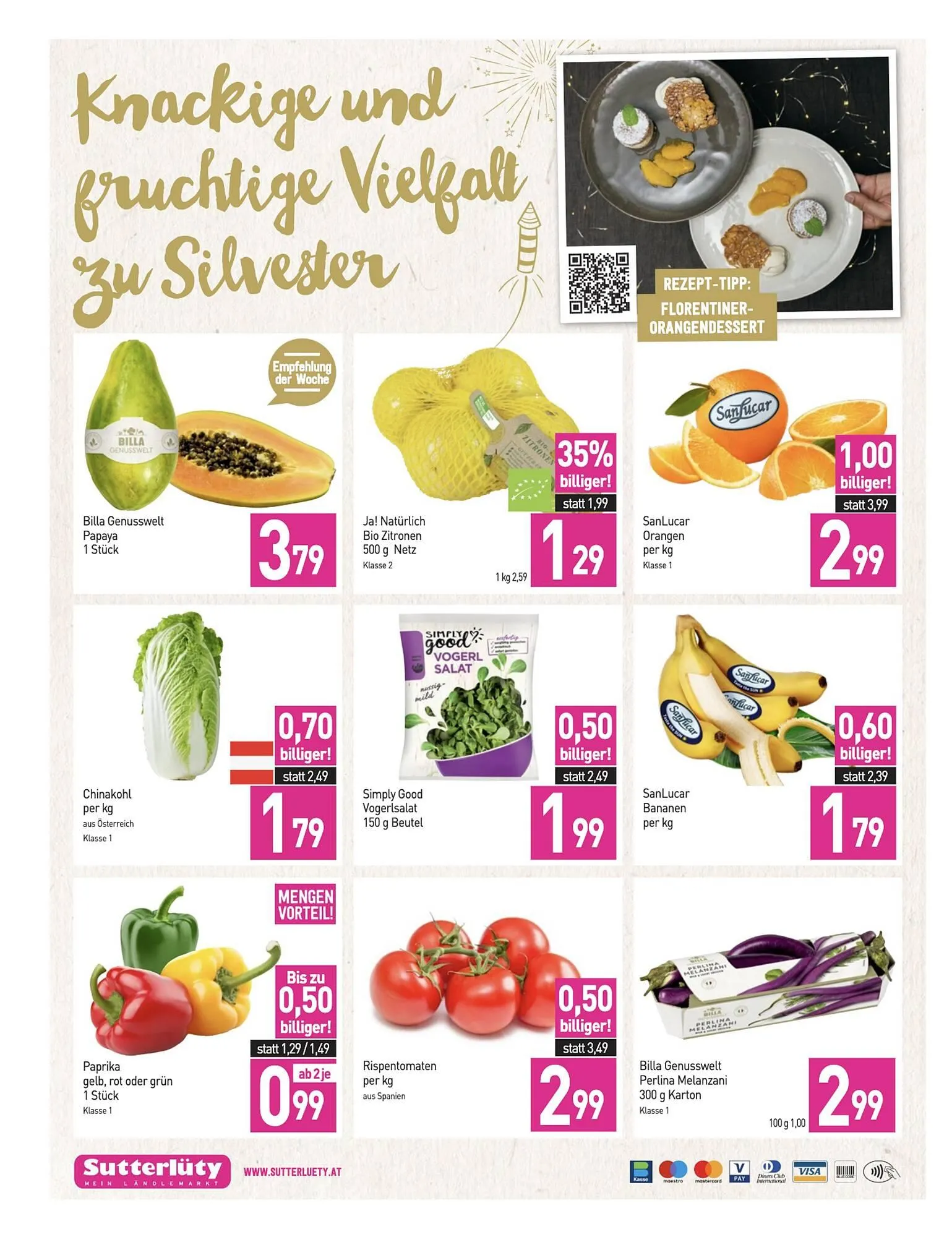 Sutterlüty Flugblatt von 27. Dezember bis 31. Dezember 2025 - Flugblätt seite  28