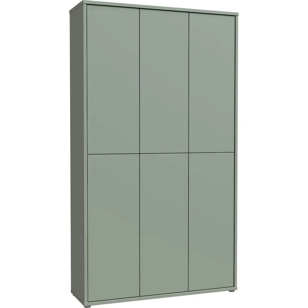 FORTE Schuhschrank »Alice Springs, Schuhschrank, B/H/T 109,2/191,9/34,9 cm, 36 Paar Schuhe« B/H/T 109,2/191,9/34,9 cm, Stauraumschrank, Mehrzweckschrank, (B/H 109cm x 192cm), mit 16 Böden