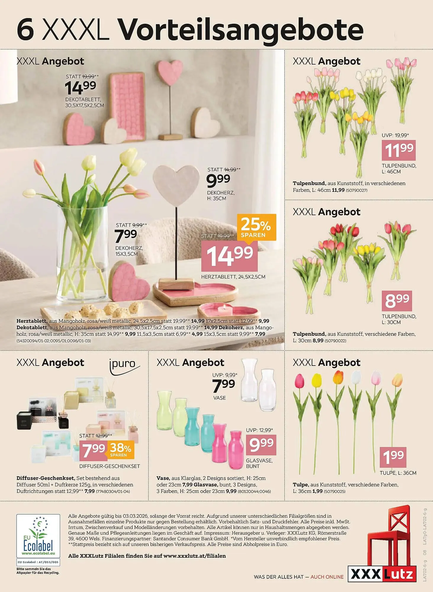 XXXLutz Prospekt von 18. Februar bis 3. März 2026 - Flugblätt seite  8