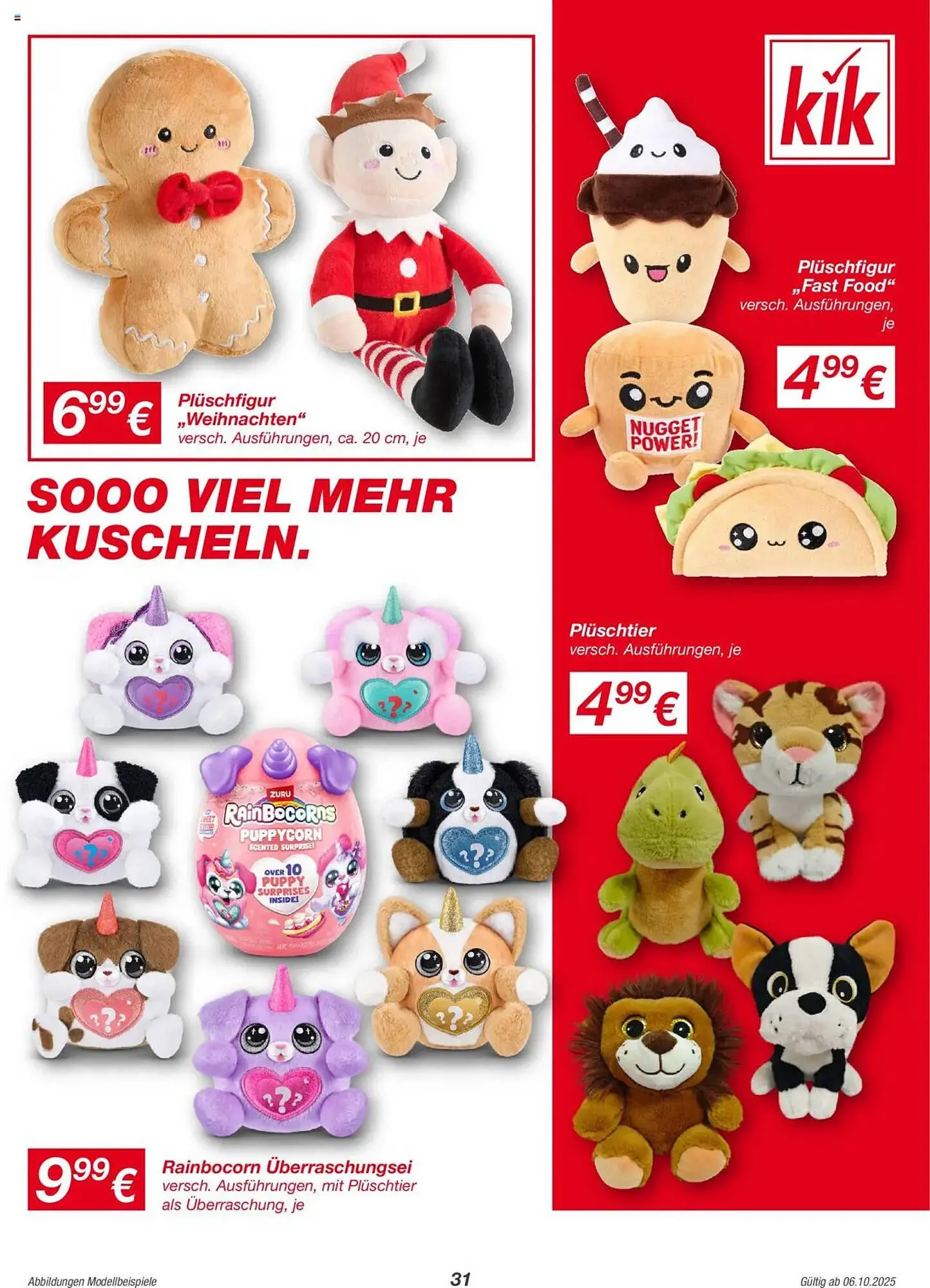 KiK Prospekt von 6. Oktober bis 10. November 2025 - Flugblätt seite 31