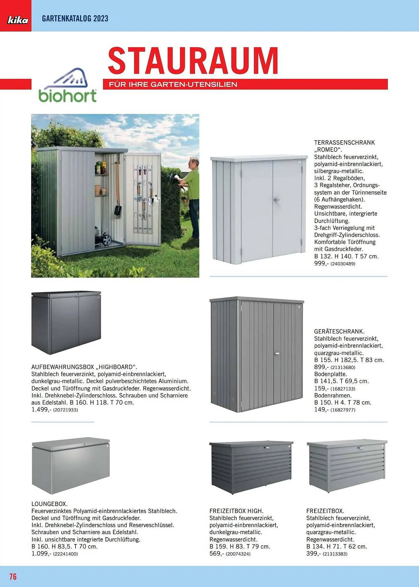 kika Flugblatt von 3. Februar bis 31. August 2023 - Flugblätt seite  76