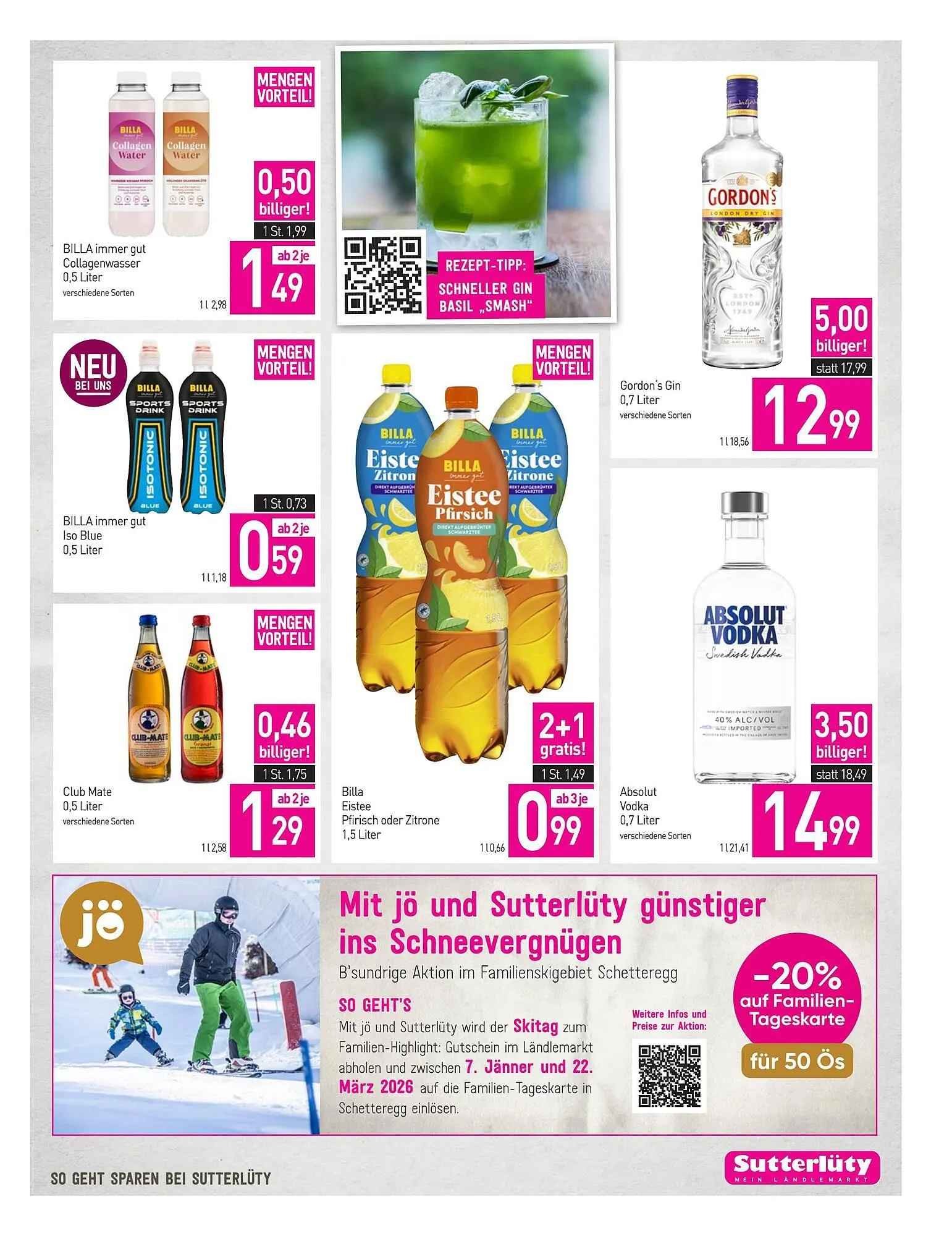 Sutterlüty Flugblatt von 8. Jänner bis 13. Jänner 2026 - Flugblätt seite  15