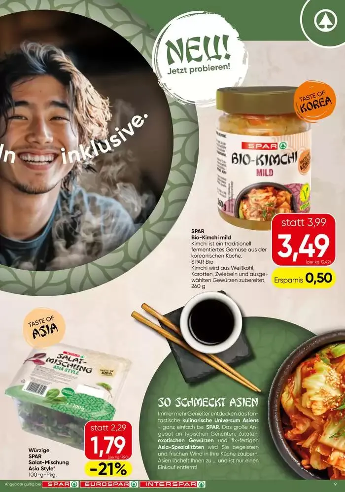 Spar flugblatt von 29. Jänner bis 12. Februar 2025 - Flugblätt seite 9