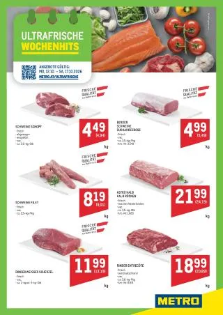 METRO Flugblatt Food von 12. Oktober bis 17. Oktober 2026 - Flugblätt seite  1