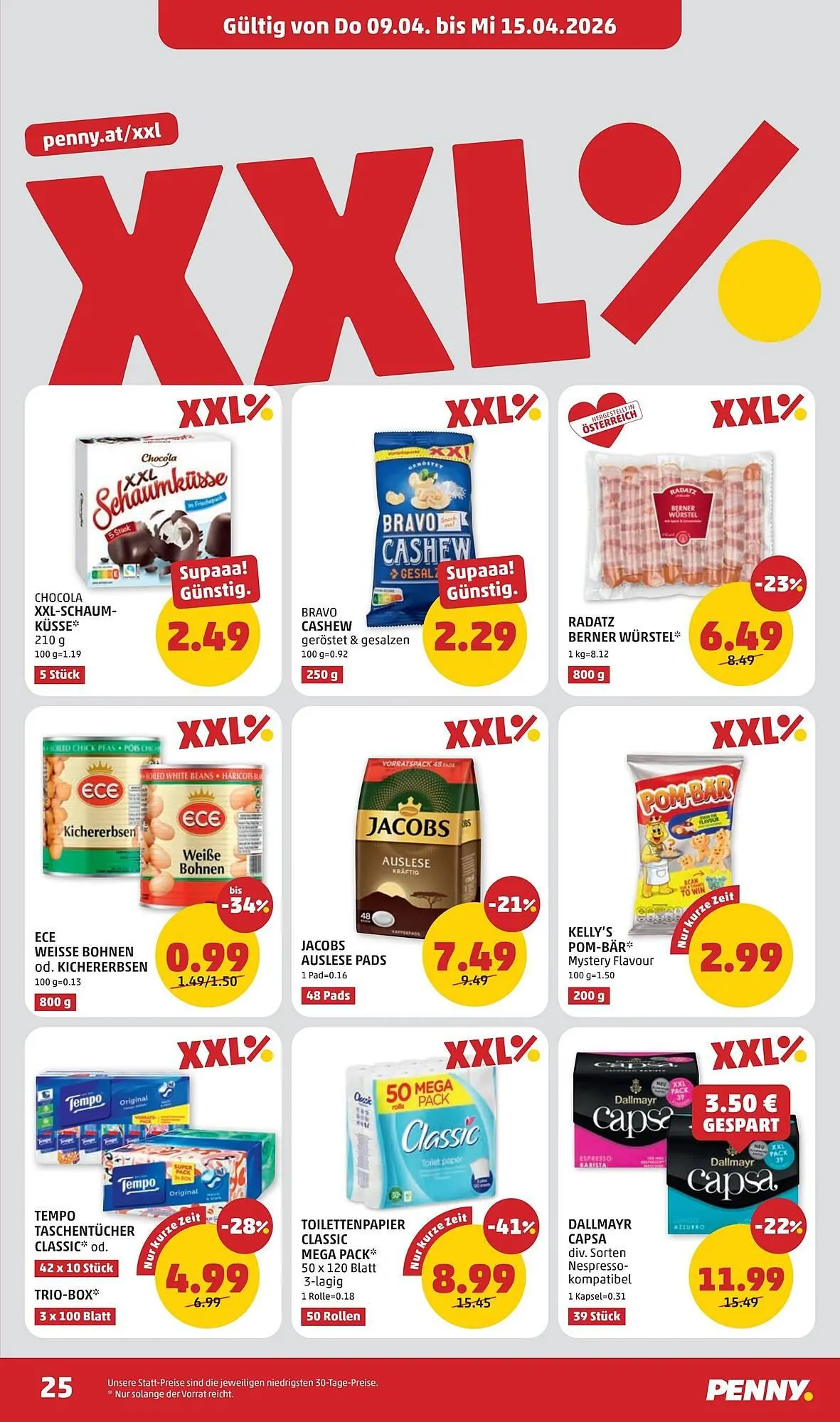 PENNY Flugblatt von 9. April bis 15. April 2026 - Flugblätt seite  25