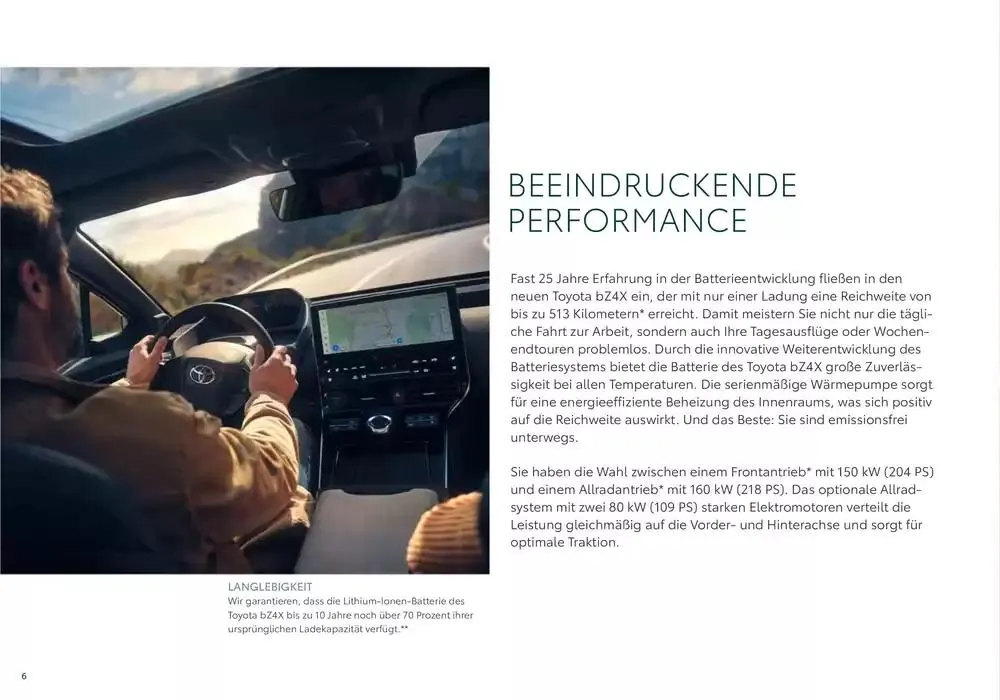 Toyota bZ4X  von 7. Dezember bis 7. Dezember 2025 - Flugblätt seite  6