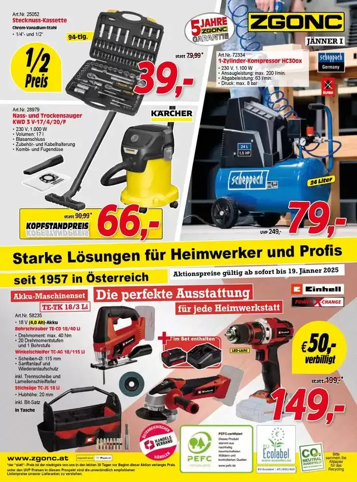 Jänner I 2025 von 27. Dezember bis 10. Jänner 2025 - Flugblätt seite  1