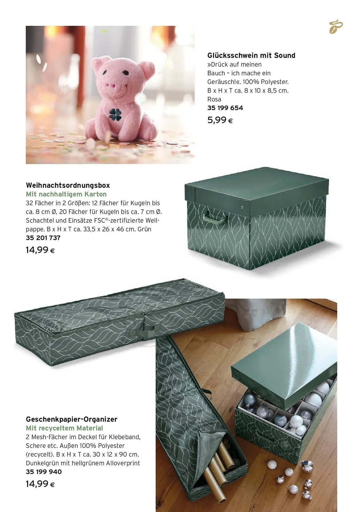 Tchibo Eduscho Flugblatt von 5. Dezember bis 18. Dezember 2024 - Flugblätt seite  32