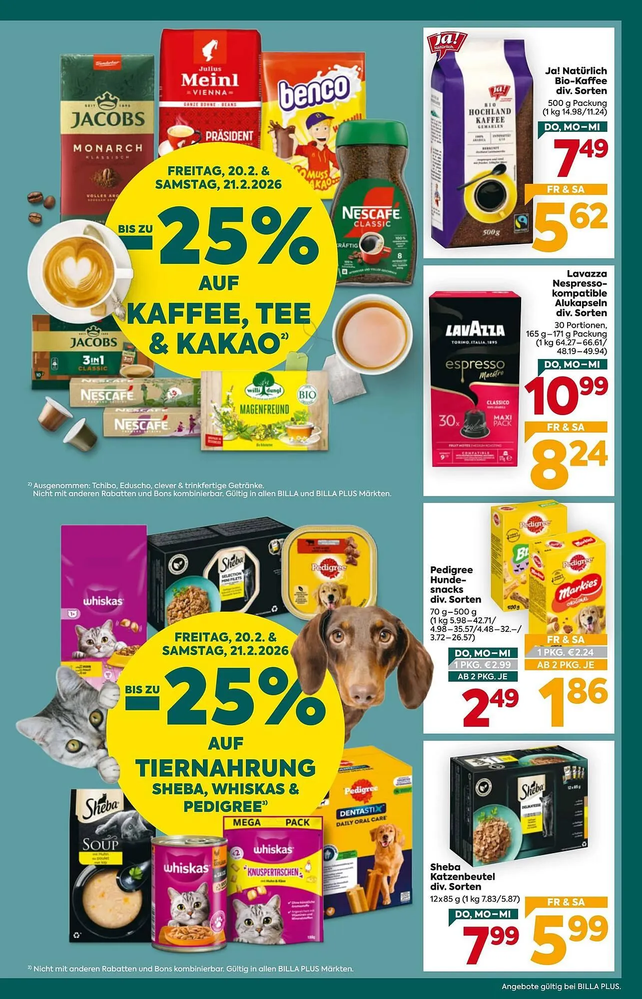 Billa Flugblatt von 19. Februar bis 25. Februar 2026 - Flugblätt seite 3