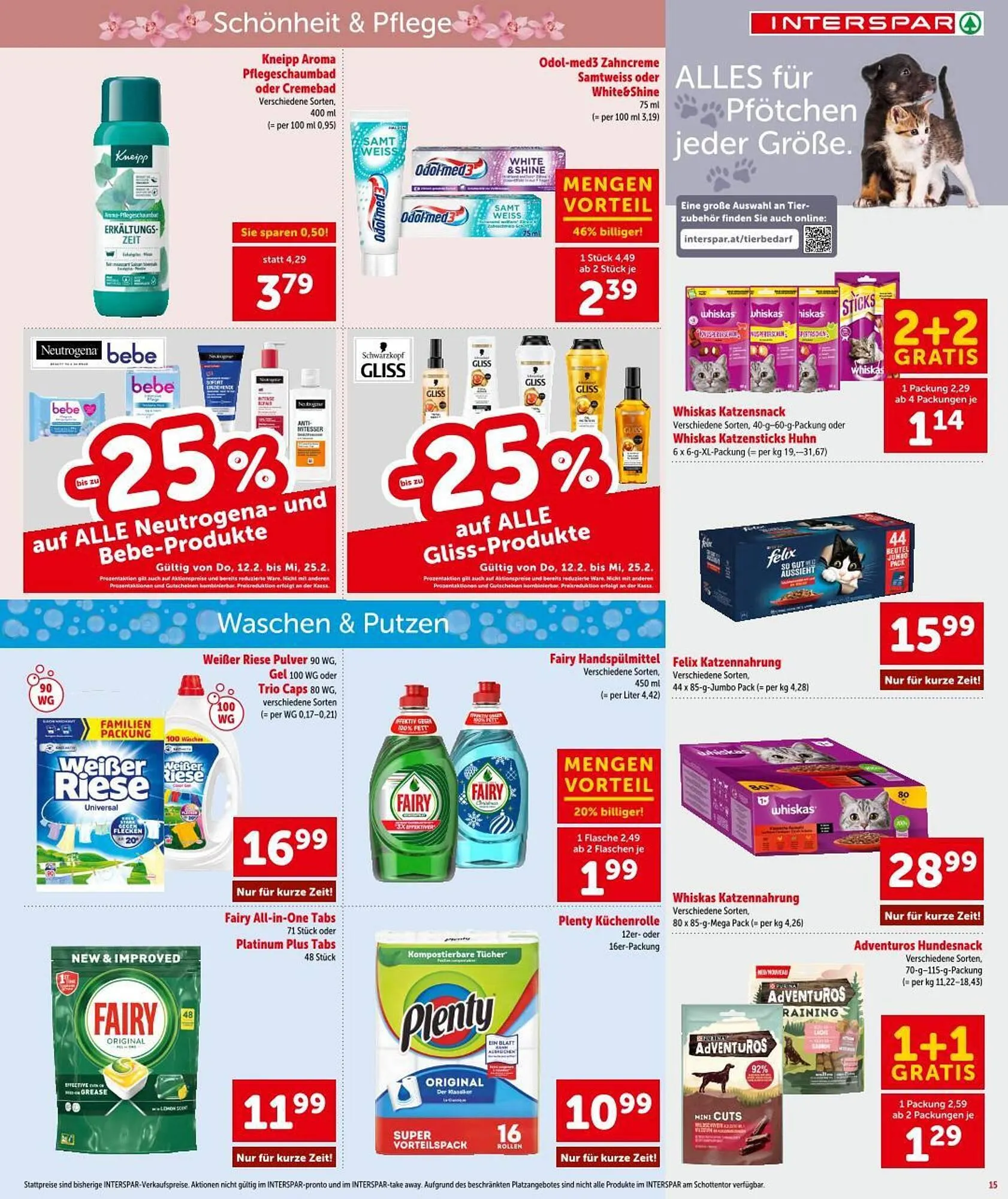 Interspar Flugblatt von 12. Februar bis 25. Februar 2026 - Flugblätt seite 15