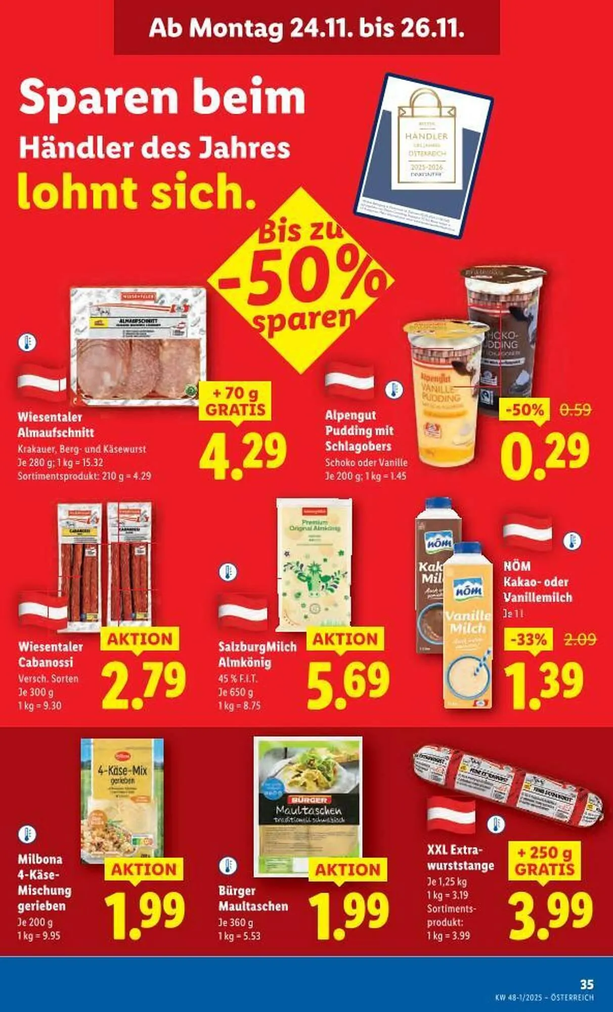Lidl Flugblatt von 20. November bis 26. November 2025 - Flugblätt seite 38