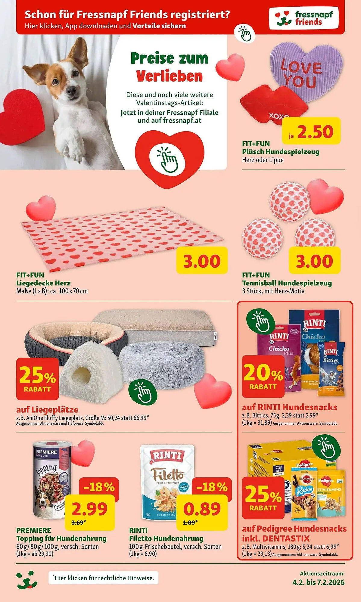 Fressnapf Flugblatt von 4. Februar bis 7. Februar 2026 - Flugblätt seite  2