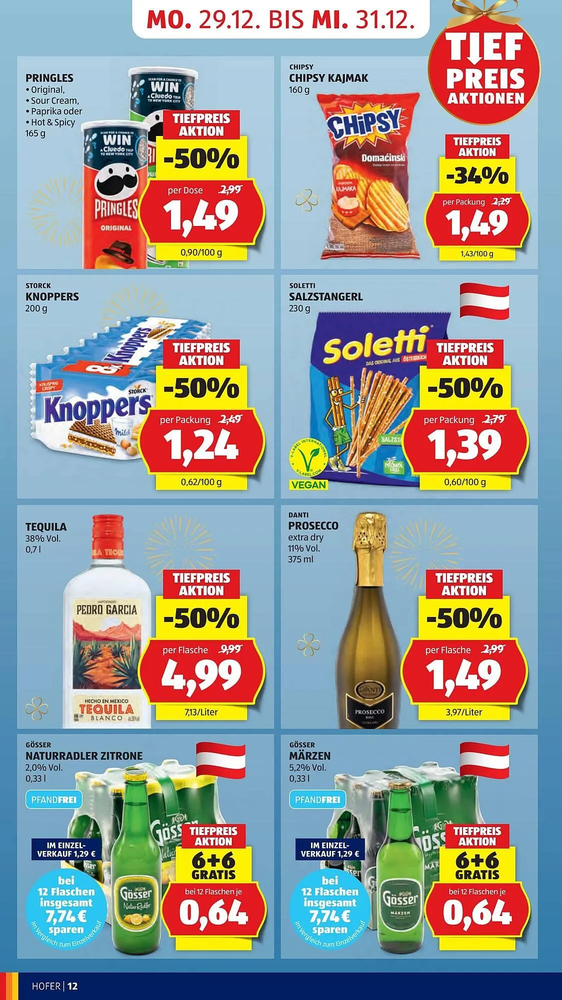 Hofer Flugblatt von 22. Dezember bis 31. Dezember 2025 - Flugblätt seite  14