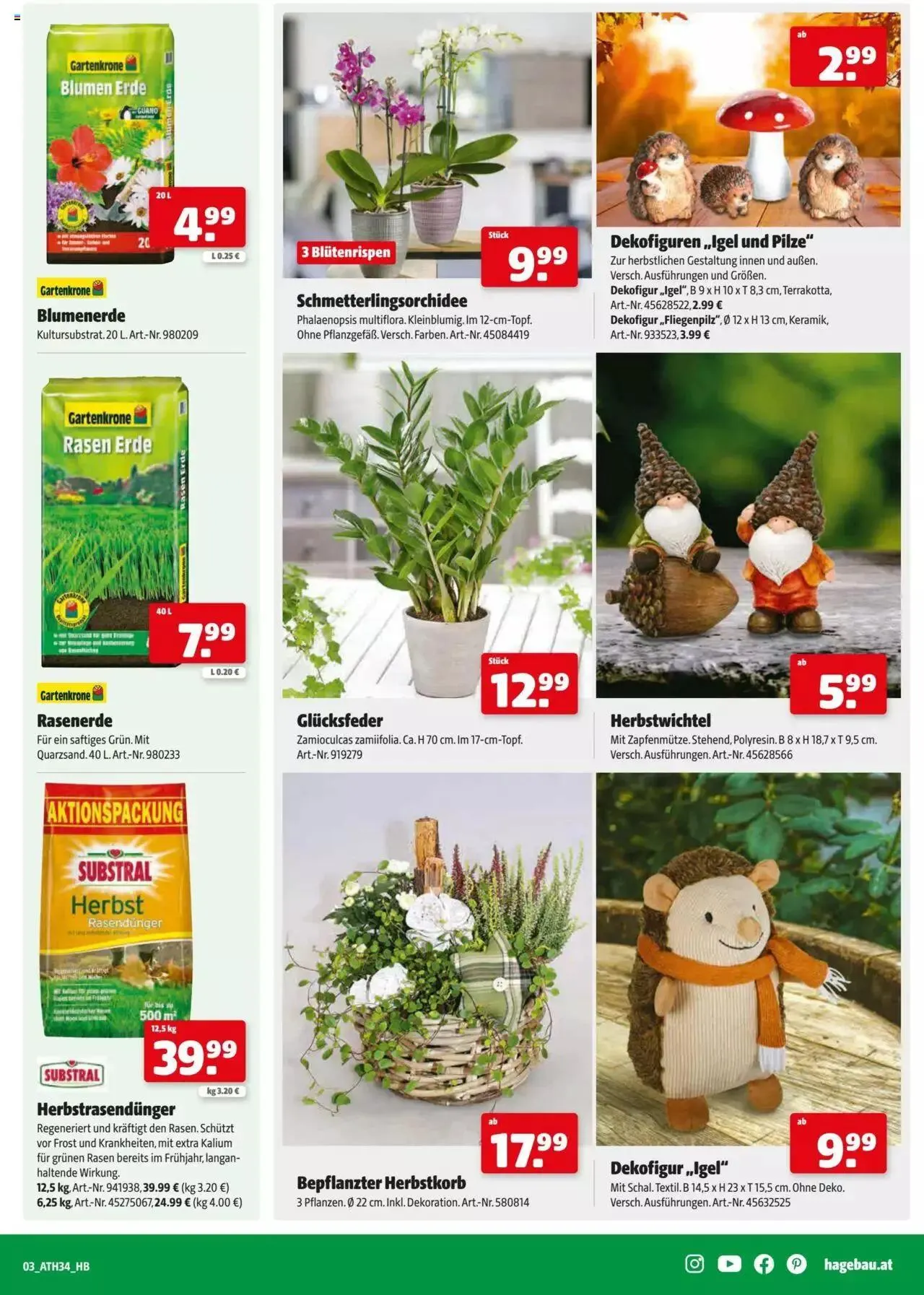 Hagebau Flugblatt von 28. September bis 7. Oktober 2023 - Flugblätt seite 3