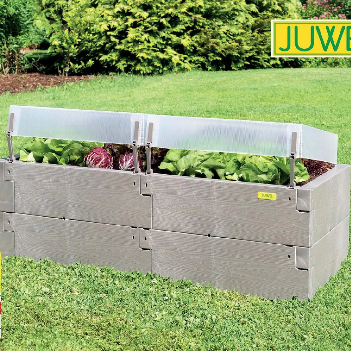 Hochbeet Timber Anzucht-Set 2in1 Thermohaube 130x60x52cm