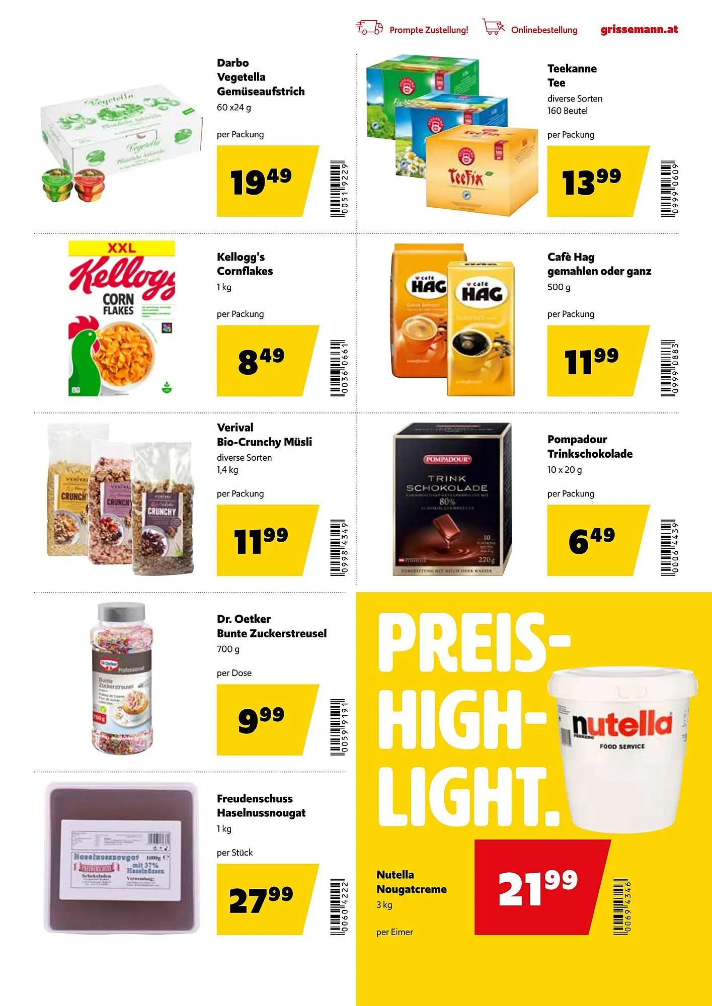 Eurogast Grissemann Flugblatt von 26. Jänner bis 7. Februar 2026 - Flugblätt seite  17