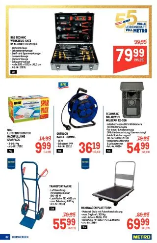 METRO Flugblatt -Profi von 19. März bis 1. April 2026 - Flugblätt seite  62