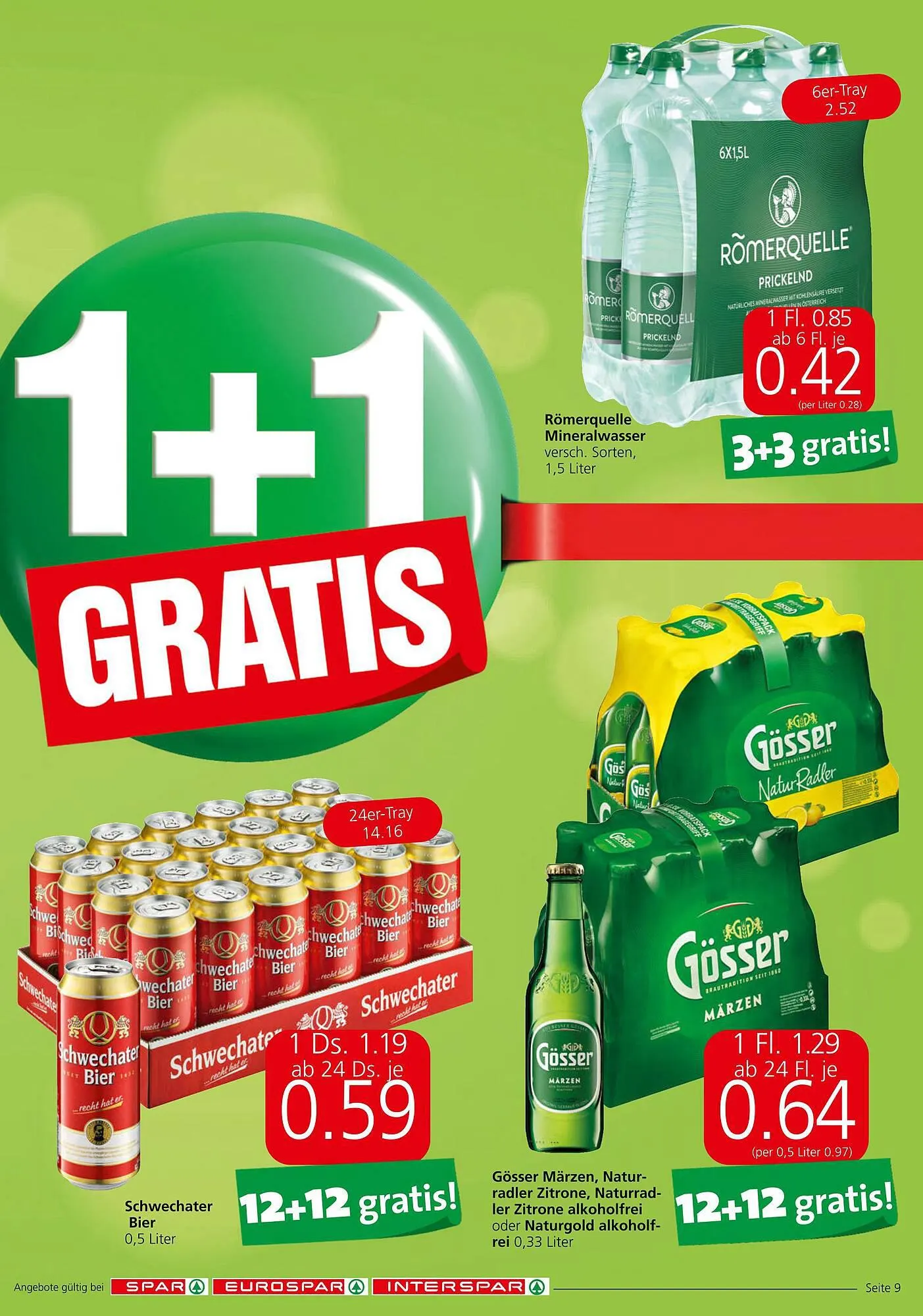 Spar Flugblatt von 7. September bis 13. September 2023 - Flugblätt seite 9