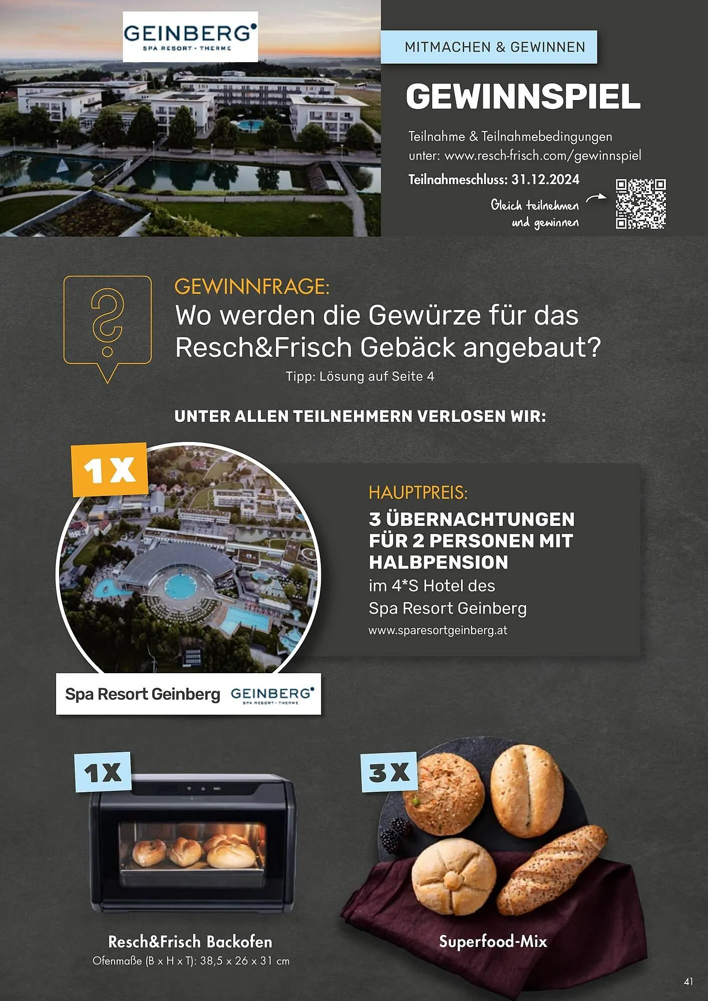 Resch & Frisch Flugblatt von 1. Jänner bis 31. Dezember 2024 - Flugblätt seite 41