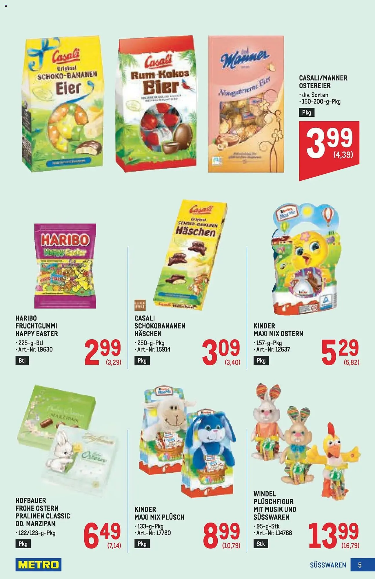 Metro Flugblatt von 19. März bis 4. April 2026 - Flugblätt seite  5